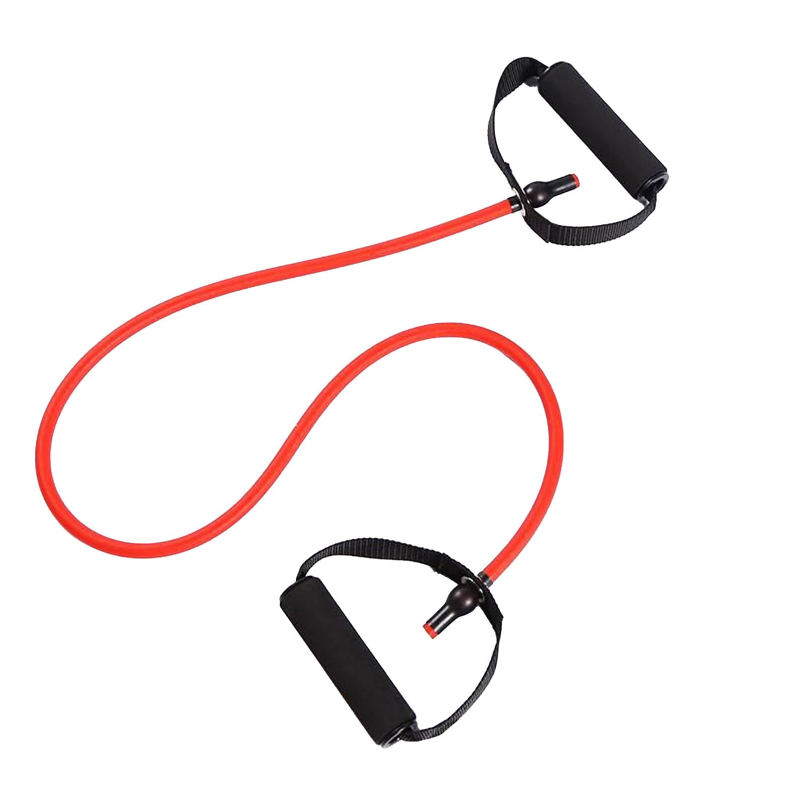 Resistance Bands with Handles, Exercise Bands with Handles, Single Resistance Bands for Resistance Training, Physical Therapy,Home Workouts, Fitness, Pilates,Shoulder And Neck Stretching Equipment Red - Image 1