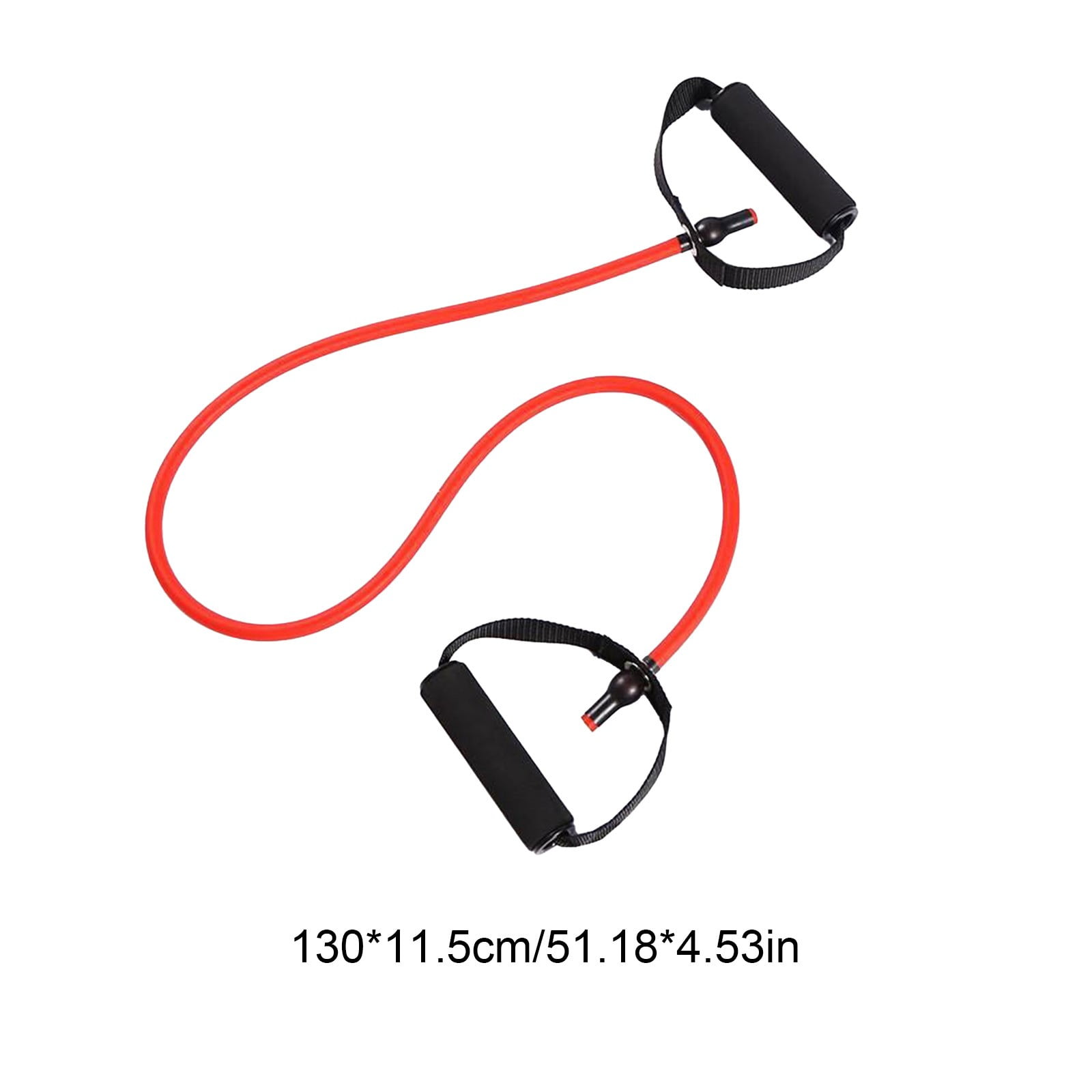 Resistance Bands with Handles, Exercise Bands with Handles, Single Resistance Bands for Resistance Training, Physical Therapy,Home Workouts, Fitness, Pilates,Shoulder And Neck Stretching Equipment Red - Image 3