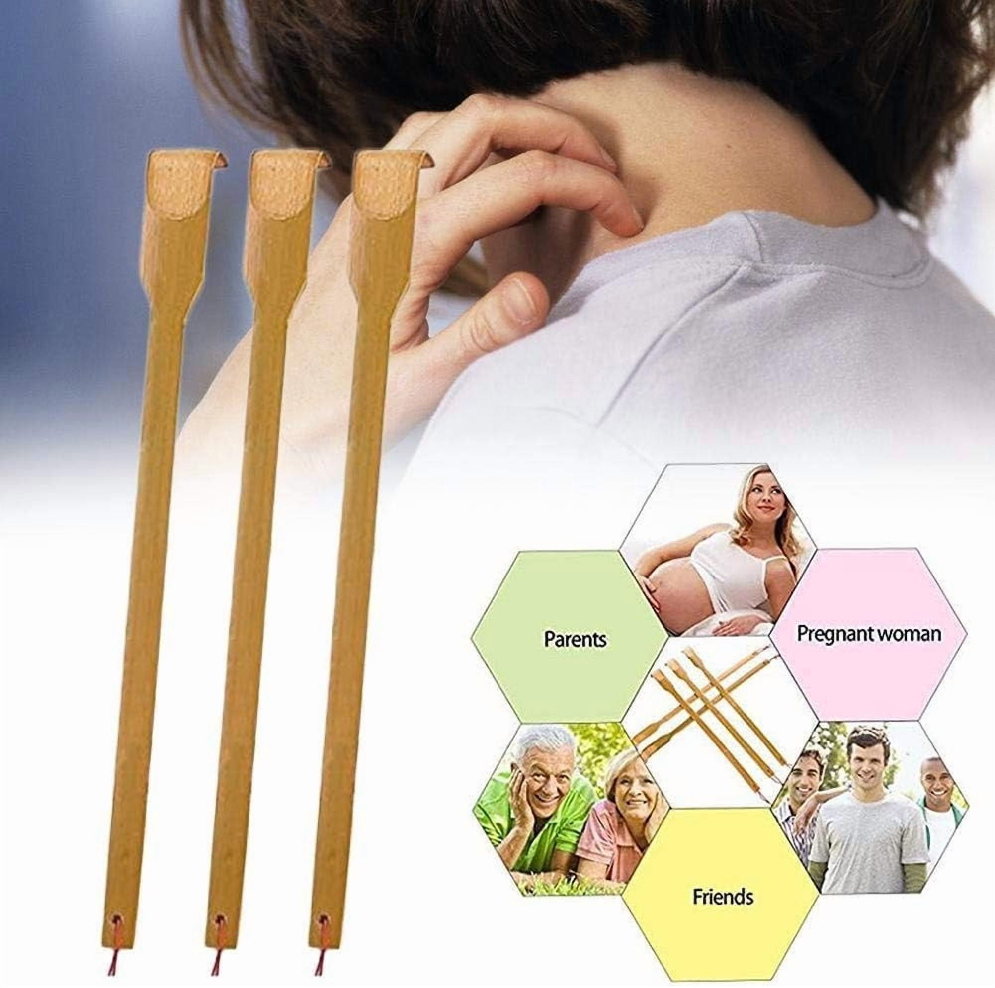 Bamboo Back Scratchers, Back Scratcher, Wooden Back Scratcher,Backscratcherwith Long Handle for Adults Men Women,Bamboo Back Scratchers, Itchy Scratcher - Image 6