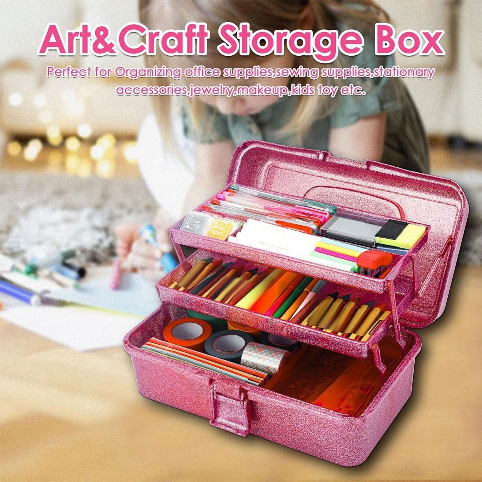Plastic Storage Bins With Lid and Handle, Plastic Latch Storage Box, Stackable Storage Container, Small Plastic Storage Basket, Cute Organizer Box for Home, Office, 1 Pcs, 7.68x4.13x4.33 12.99