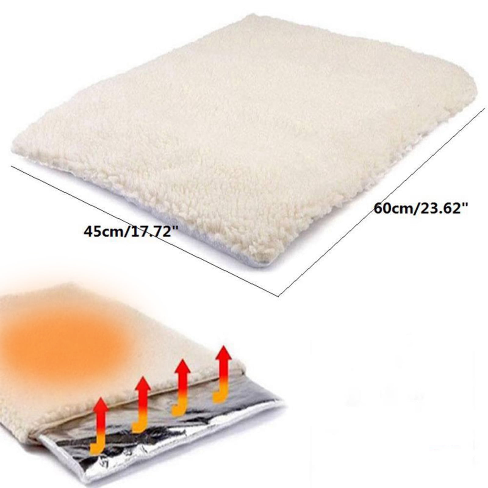 Self Warming Cat Dog Bed with Heat Storage Aluminum Foil,Machine Washable Pet Mat for Indoor Outdoor Use,No Electricity Needed for Cozy Warmth,Suitable for Pets Up to 25 Pounds - Image 3