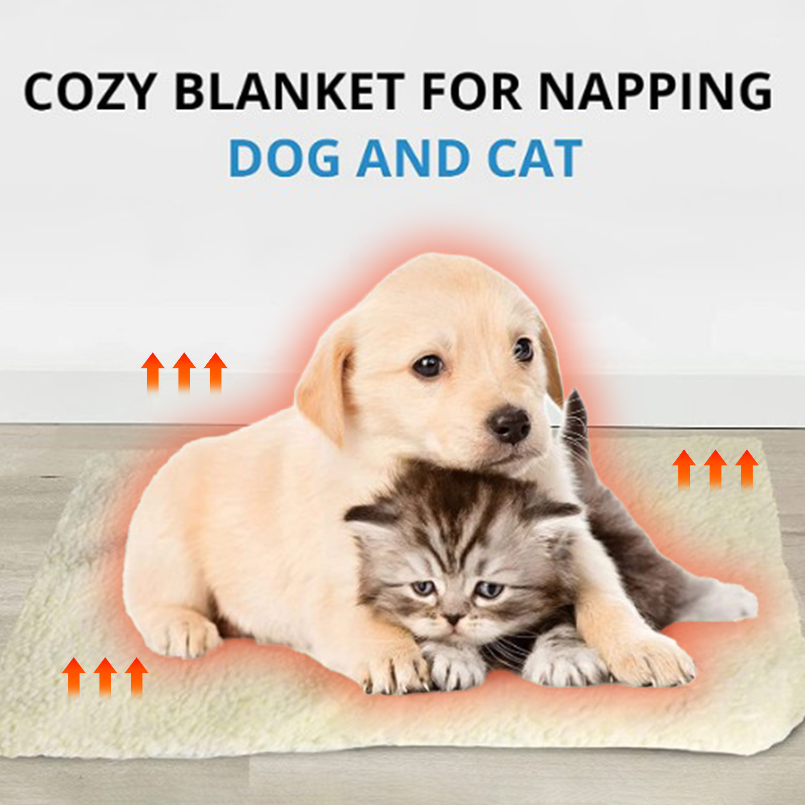 Self Warming Cat Dog Bed with Heat Storage Aluminum Foil,Machine Washable Pet Mat for Indoor Outdoor Use,No Electricity Needed for Cozy Warmth,Suitable for Pets Up to 25 Pounds - Image 6