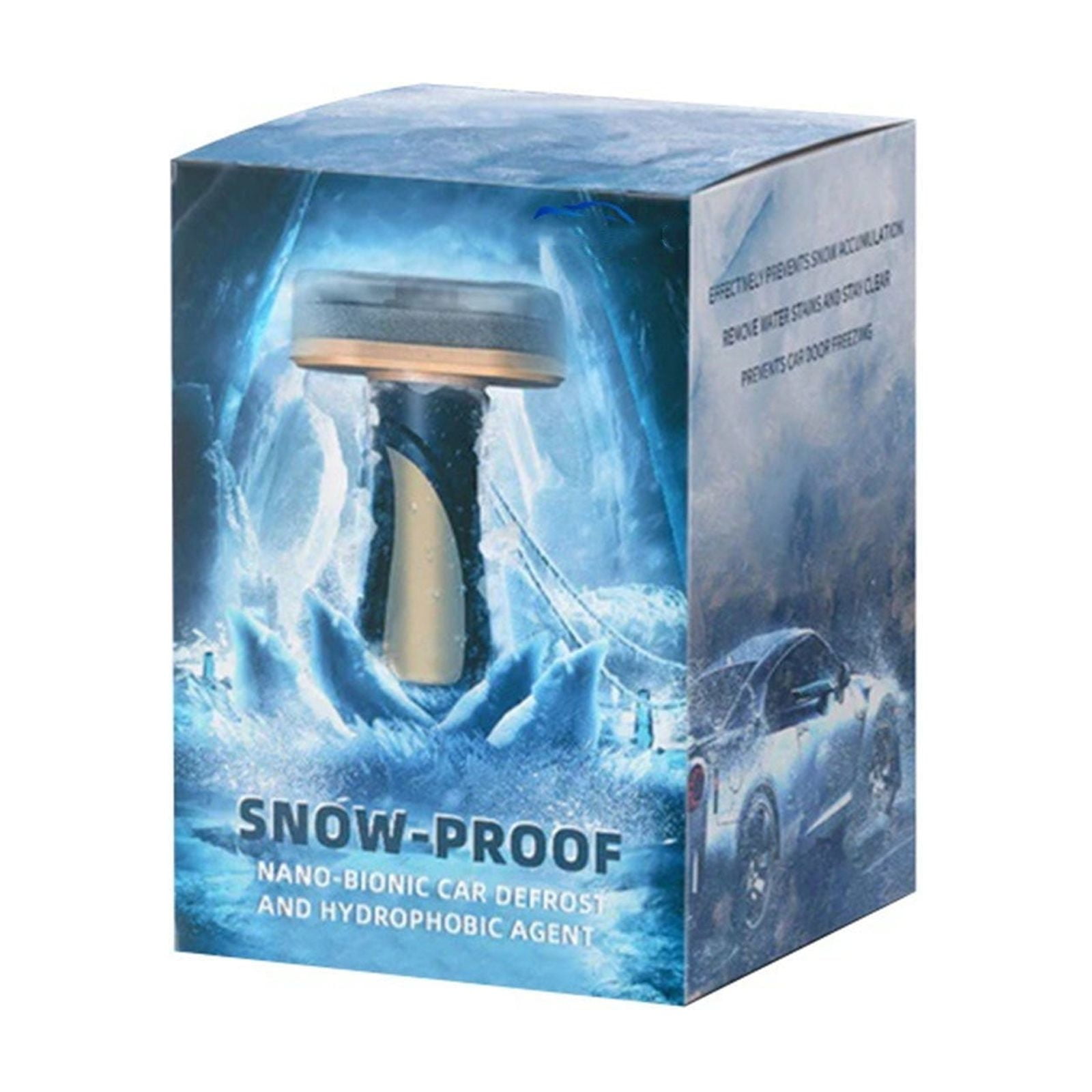 Hydrophobic Ice Removal Tool,100ml Quick-Spray Snow & Ice Melt for Car Windshields,Winter-Ready Windshield De-icing Coating Kit,Fast-Acting Anti-Ice Solution for Safe Winter Driving - Image 2