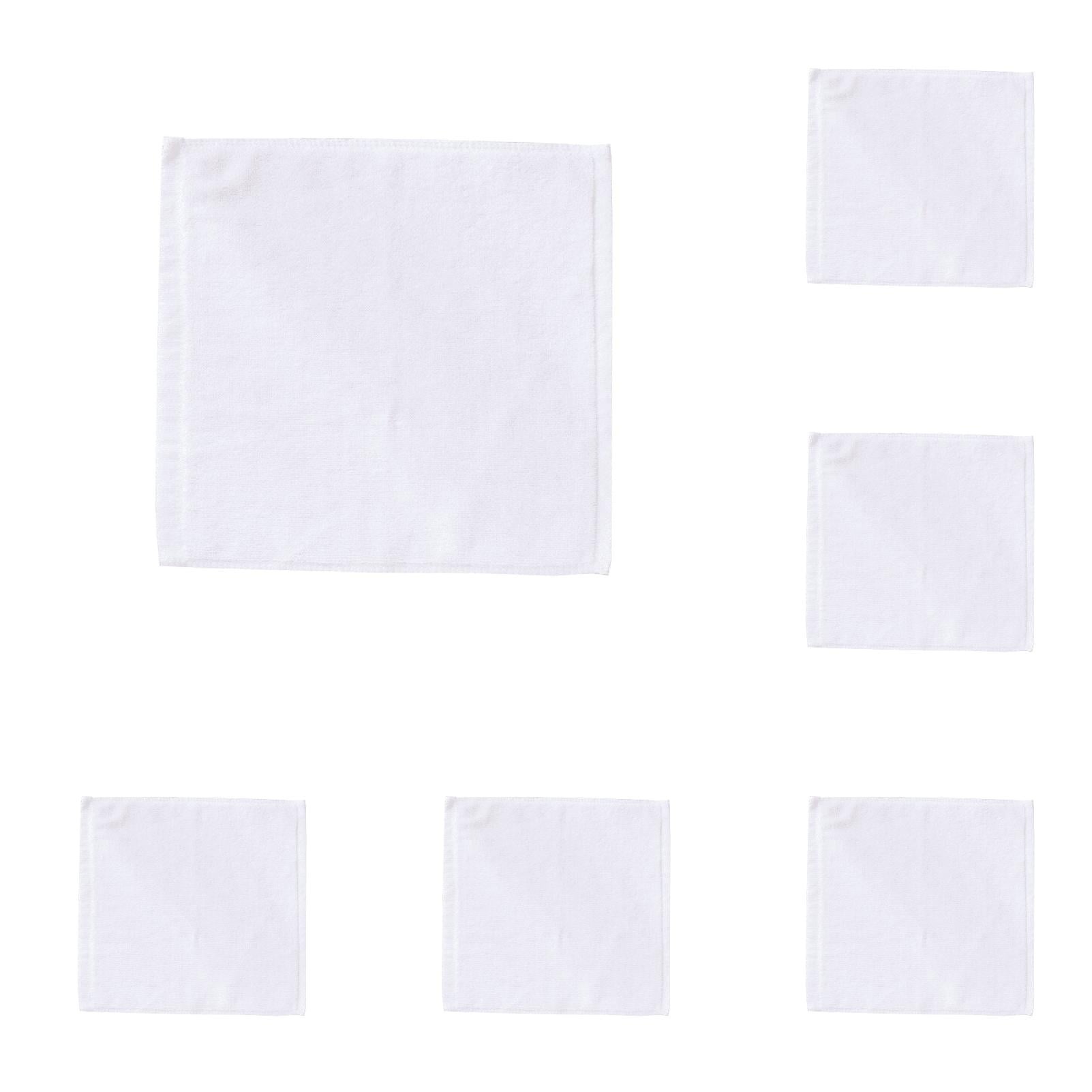 10 Pcs Washcloths,Highly Absorbent and Soft White Face Towels,Reusable Absorbent Washcloths for Sensitive Skin,Multi-Purpose Washcloths and Hand Towels for Bathroom,Hotel,Spa and Gym(White*10) White*10 - Image 5