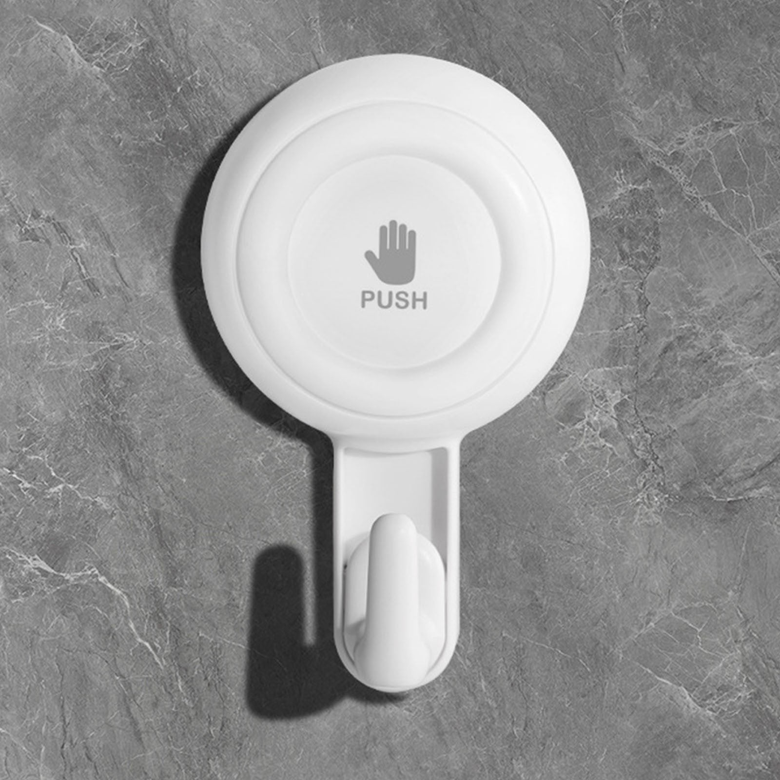 Powerful Suction Cup Shower Hooks for Towel, Loofah, 360° Rotatable Damage-free Hanging Versatile Wall Hooks for Inside Bathroom, Decoration, Removable Suction Holders, 1 Pcs, 4.37x2.67x1.81 4.37