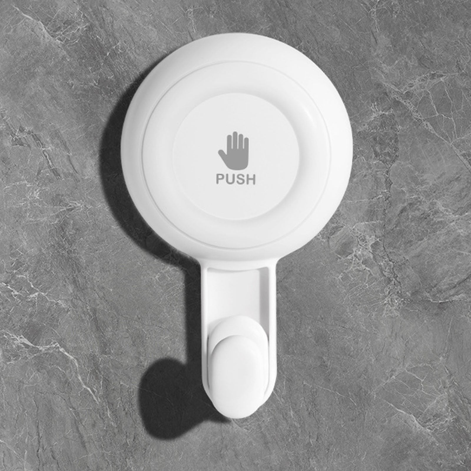Powerful Suction Cup Shower Hooks for Towel, Loofah, 360° Rotatable Damage-free Hanging Versatile Wall Hooks for Inside Bathroom, Decoration, Removable Suction Holders, 1 Pcs, 4.37x2.67x1.81 4.37