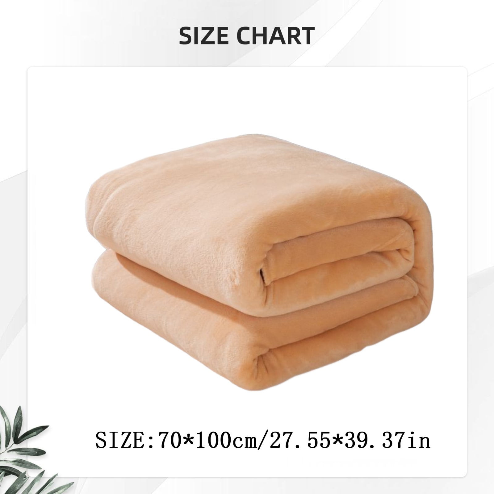 Fleece Throw Blanket for Couch,Super Soft Fuzzy Flannel Throw for Sofa, Luxury Plush Microfiber Bed Blanket, Cozy Home Decorative Velvet Gift Blanket,Fuzzy and Anti-Static(Grey 70x100cm) Brown 70x100cm - Image 2