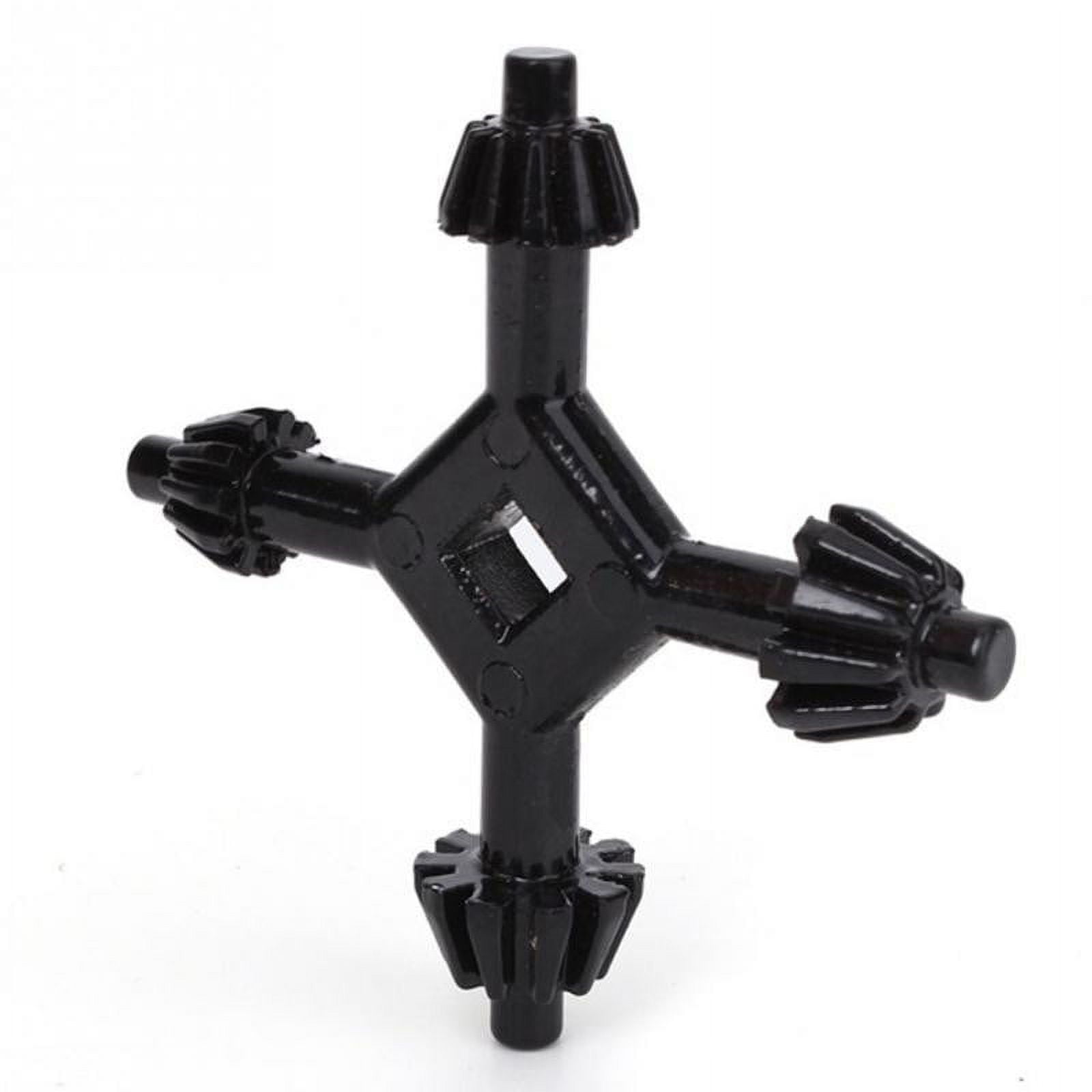 4 in 1 Drill Chuck Key Wrench, Heavy Duty Chuck Key For Drill Press, Electric Drill Chucks, Compatible with Most Drill Press & Power Tool Chucks, 1 Pcs, 2.95x2.95 2.95