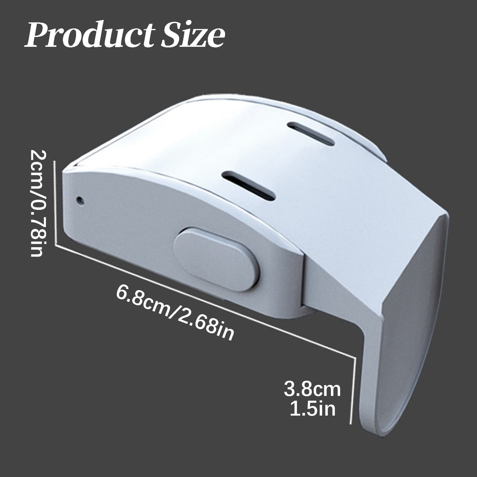 Drawer Locks Child Proofing, Child Proof Cabinet Locks For 0-12 Month Safety Botton Lock For Drawers Side Furniture Latches Corner Edges, 1 Pcs, 2.68x2.28 2.68
