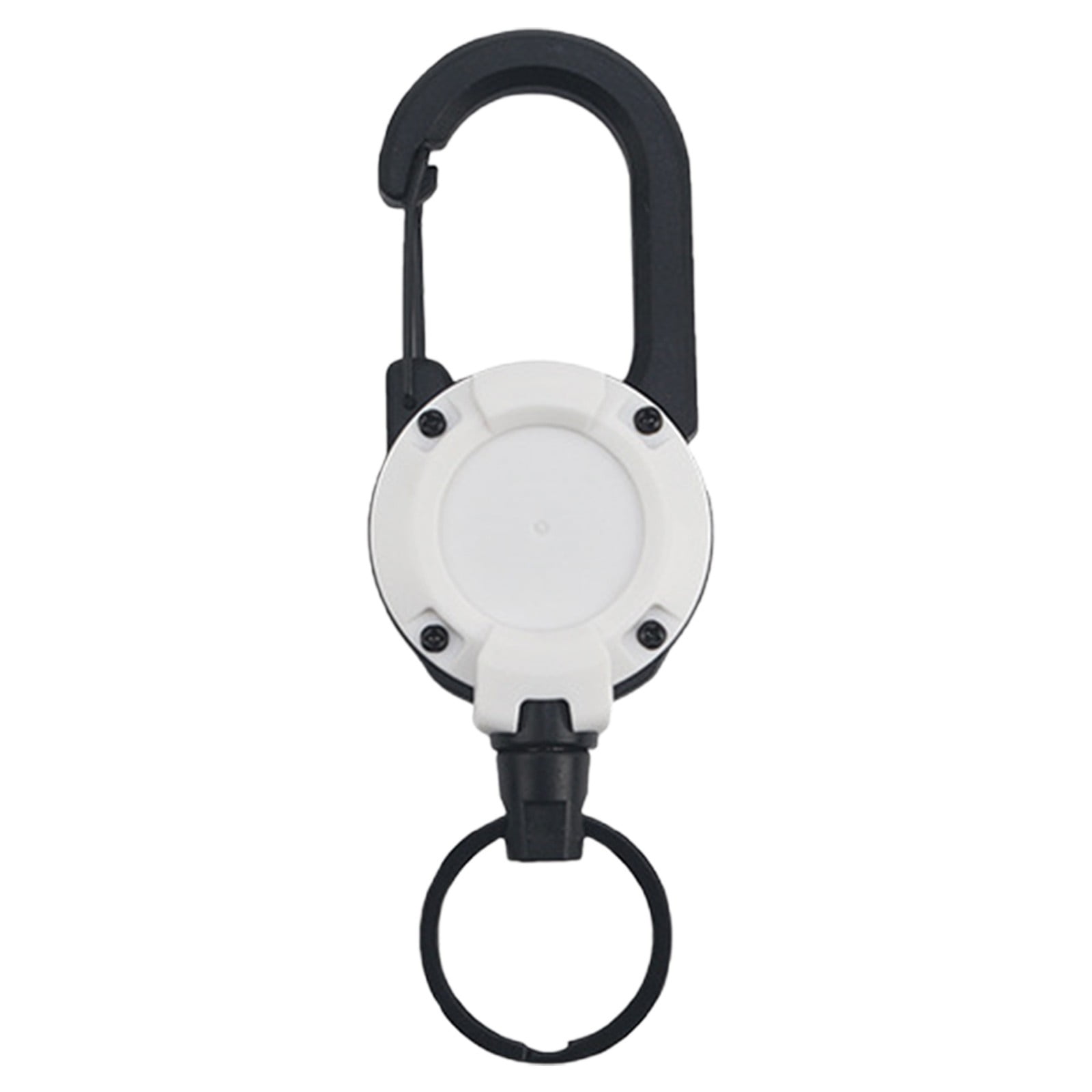 1 Pcs Retractable Keychain,Heavy-Duty Carabiner Badge Holder,Multitool Carabiner Badge Holder,Retractable Keychain Clip Id Holder,Stainless Cord And Extendable Key Ring,Badges & Outdoor Work Purple - Image 6