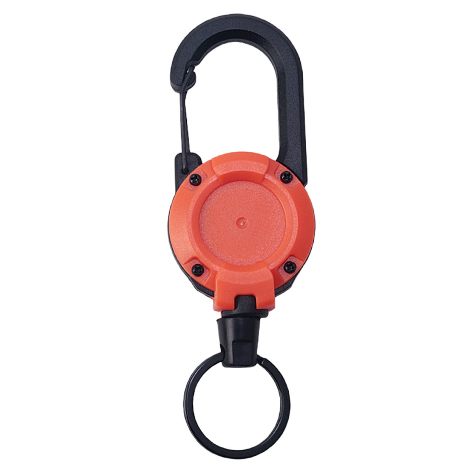 1 Pcs Retractable Keychain,Heavy-Duty Carabiner Badge Holder,Multitool Carabiner Badge Holder,Retractable Keychain Clip Id Holder,Stainless Cord And Extendable Key Ring,Badges & Outdoor Work Purple - Image 7