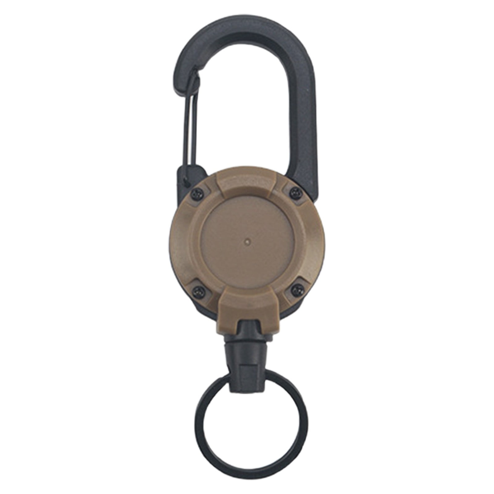 1 Pcs Retractable Keychain,Heavy-Duty Carabiner Badge Holder,Multitool Carabiner Badge Holder,Retractable Keychain Clip Id Holder,Stainless Cord And Extendable Key Ring,Badges & Outdoor Work Purple - Image 8