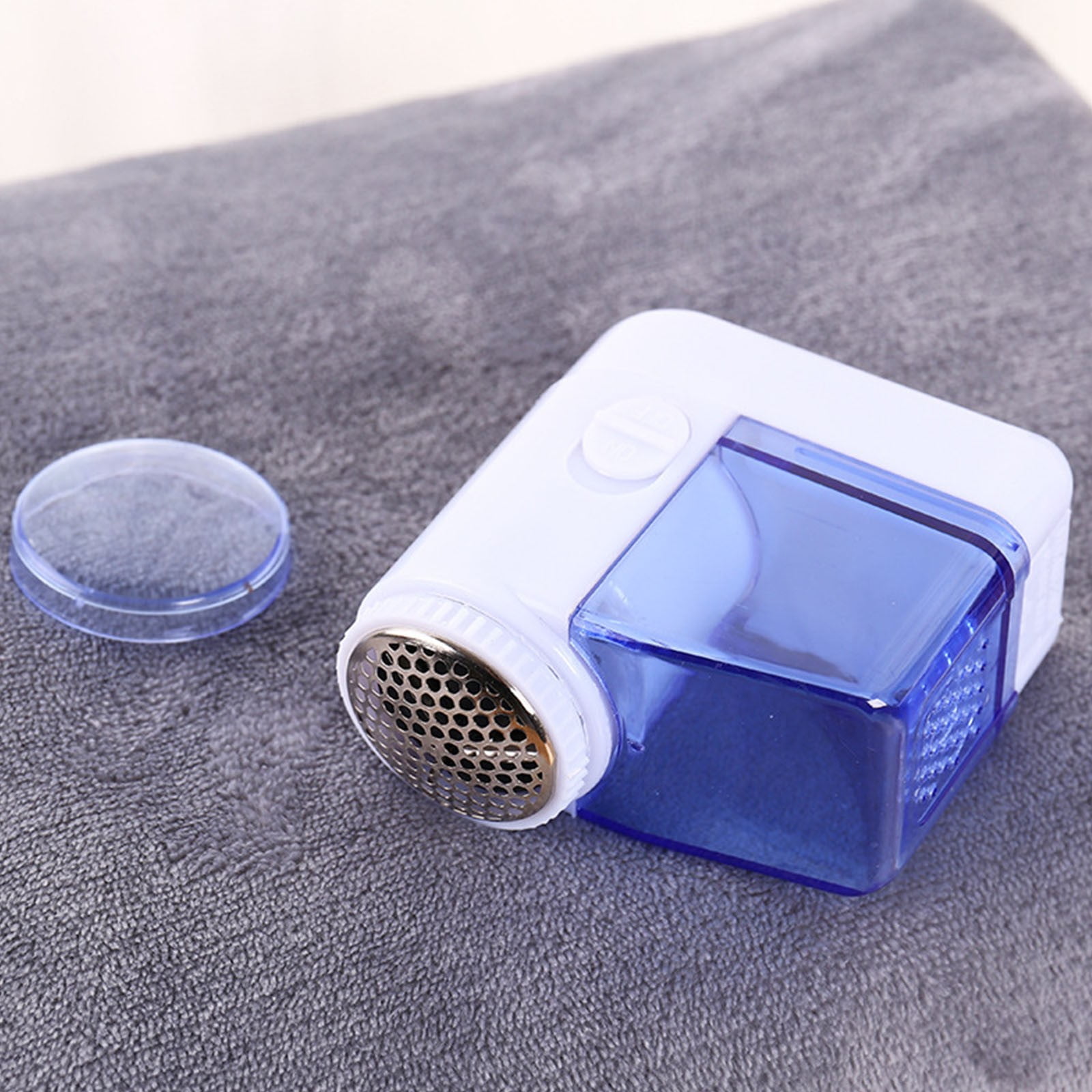 Fabric Shaver And Lint Remover,Fabric Shaver,Sweater Defuzzer With Stainless Steel Blades,Portable Fabric Fuzz Remover,Sweater Clothes Shaver,Remover Clothes Fuzz, Lint Balls, Bobbles,2.75x2.75 in Blue - Image 5