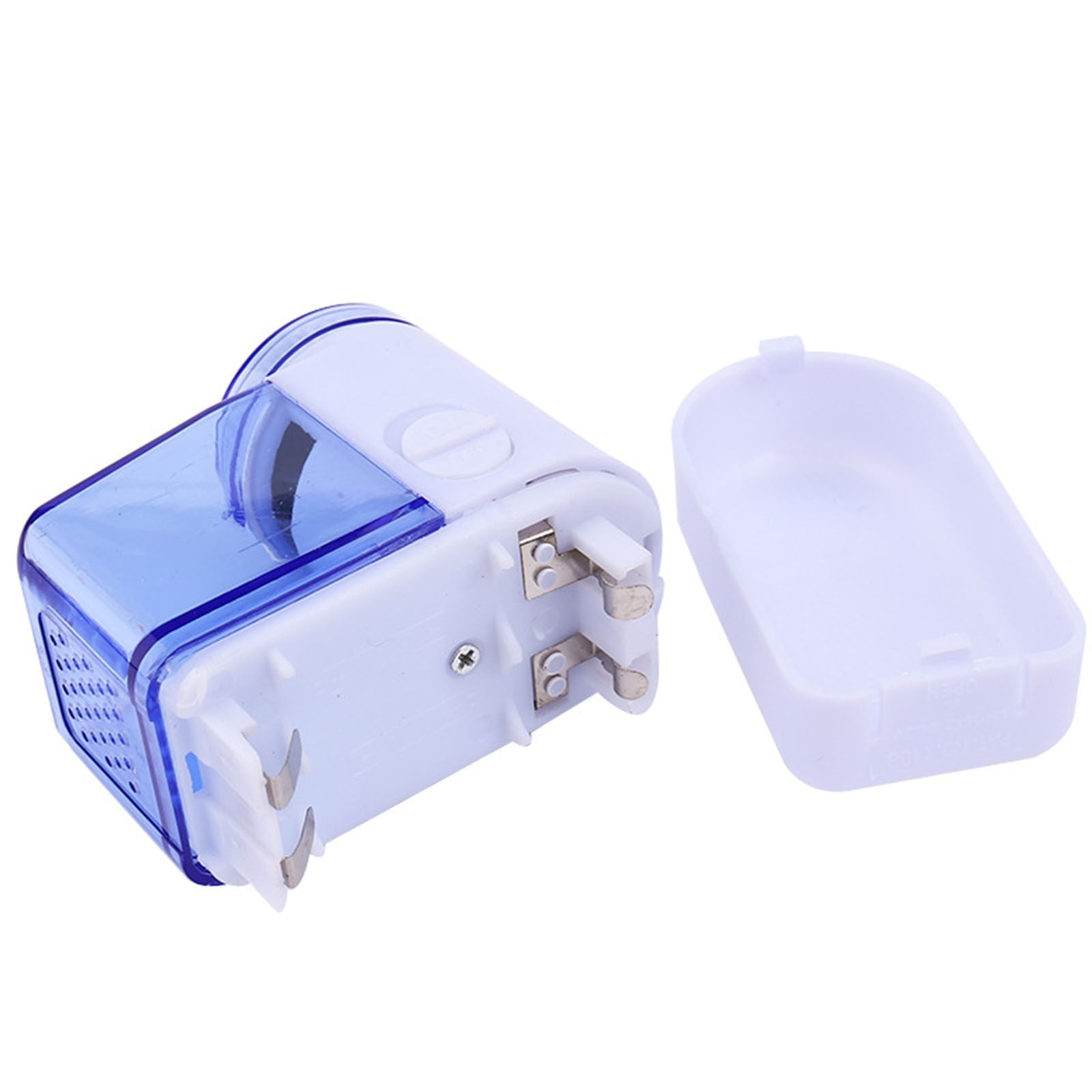 Fabric Shaver And Lint Remover,Fabric Shaver,Sweater Defuzzer With Stainless Steel Blades,Portable Fabric Fuzz Remover,Sweater Clothes Shaver,Remover Clothes Fuzz, Lint Balls, Bobbles,2.75x2.75 in Blue - Image 7