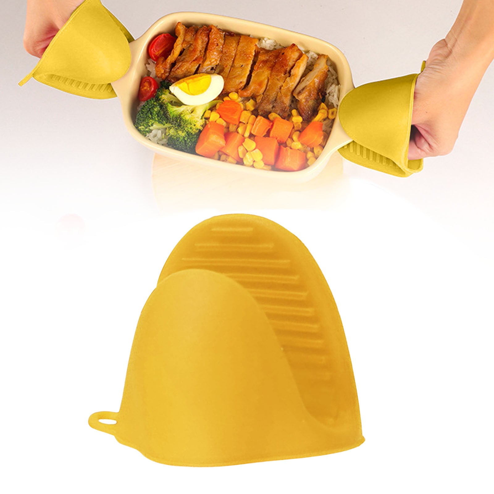 Oven Mitts Heat Resistant, Mini Oven Mitts, Mini Silicone Oven Gloves,Pinch Grips Mitts Potholder for Kitchen Cooking & Baking, 1 Pcs, 3.93x3.35 3.93