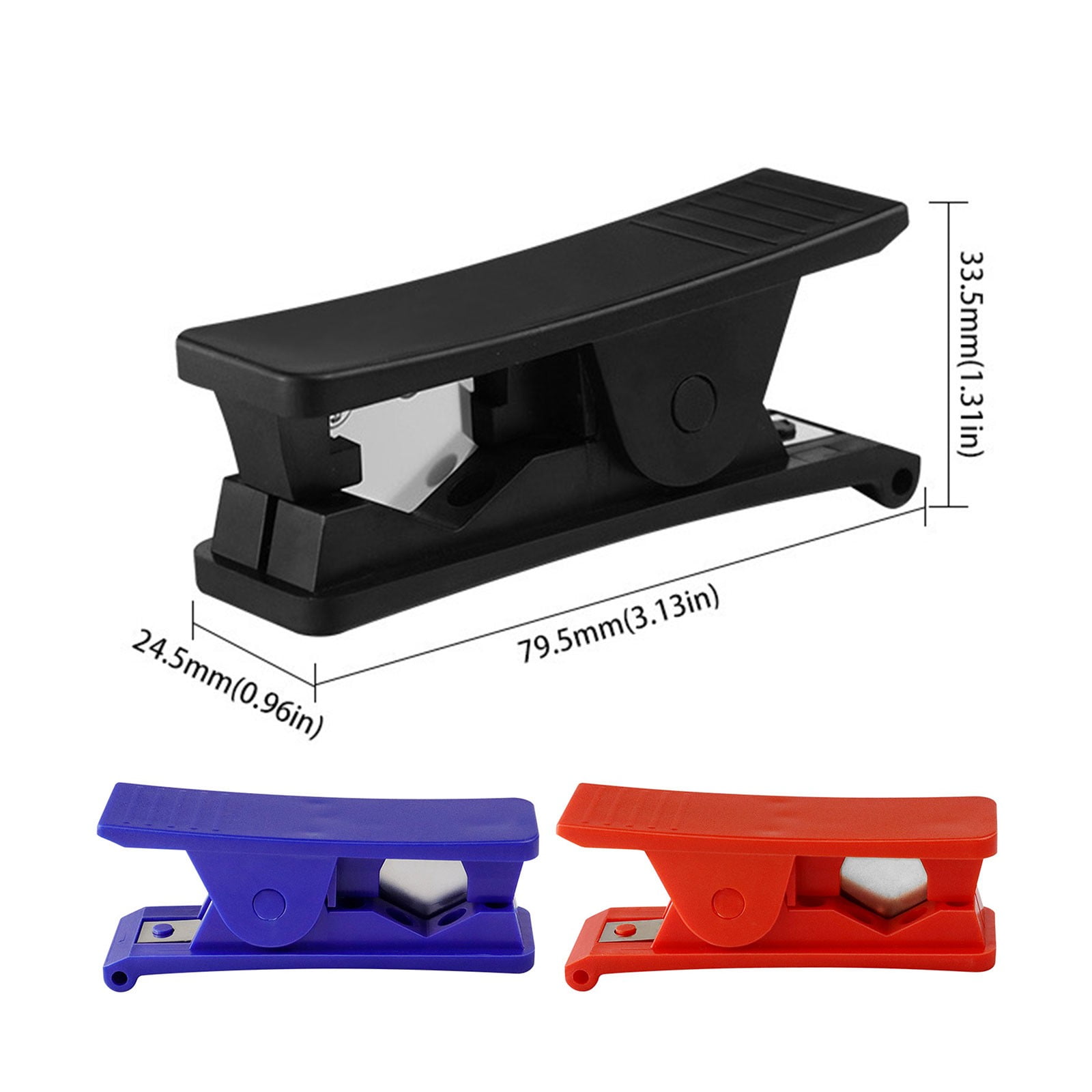 Plastic Tubing Cutter, Pipe Cutter With Comfortable Handle, Hose Tube Cutter, Pipe Accurate Tube Cutting Tool for Nylon PVC PU Tubing and Hose Cut up to 3/4 Inch, 1 Pcs, 3.13x0.96x1.31 3.13