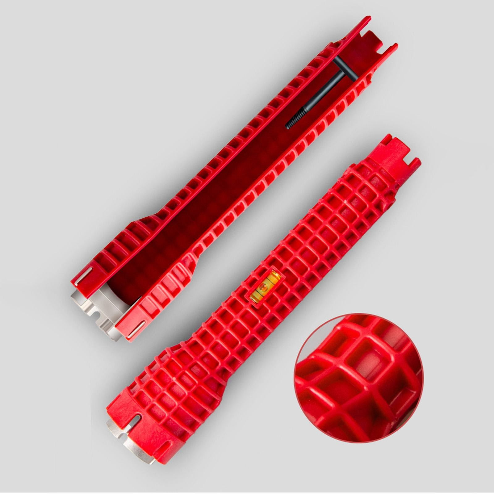 8 in 1 Multifunctional Sink Bathroom Wrench, Plumbing Installation Tool Household Water Pipe Faucet Washing Basin Corner Valve Sink Repair Removal Tool, 10.3 Inches 10.3