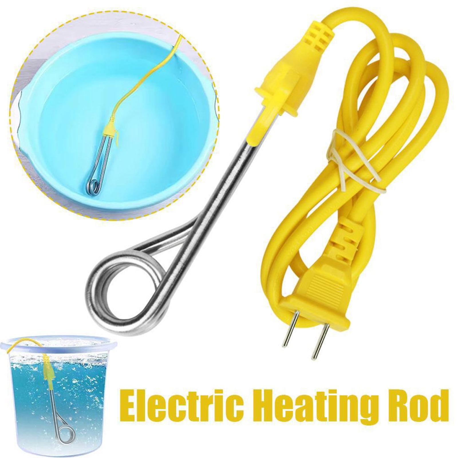 Portable Electric Immersion Water Heater，600W Stainless Steel for Fast Boiling in Cups，Foldable Plug for Easy Storage and Travel，Energy Efficient for Office，Dorm，or Camping Use - Image 5