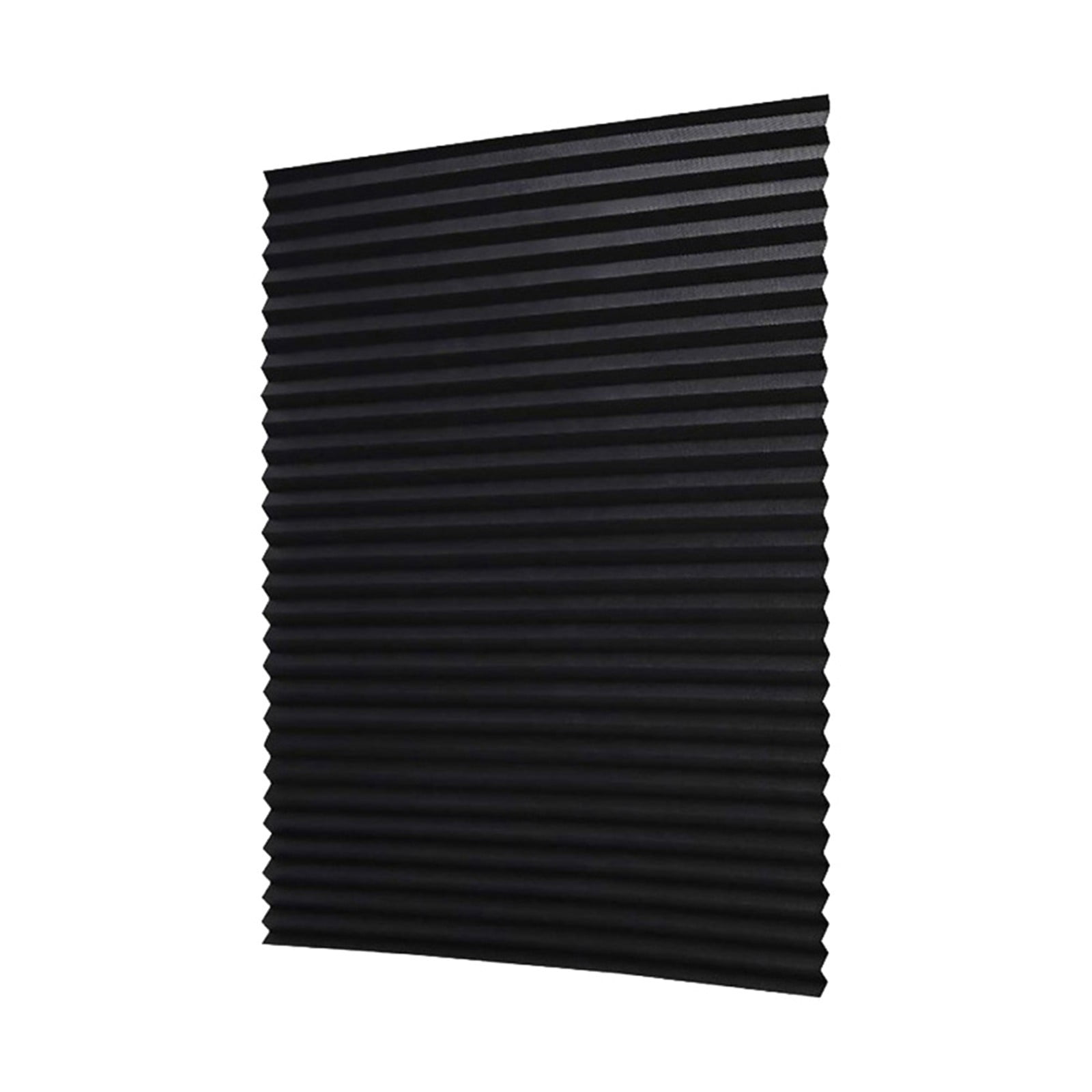 1 Pack Sunshade Shades,Pleated Paper Blinds for Indoor Windows Cut to Size Paper Shades,Thermal Insulation Blinds for Windows,No Tools,No Drilling for Office, Bedroom, Living Room(White 60x150cm) Black 90x150cm - Image 1