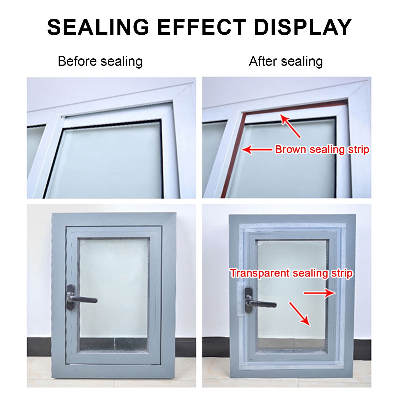Weather Stripping Door Seal Tape,25mm Draft Stopper for Doors and Showers,Flexible Adhesive Material,Easy to Install and Trim,Prevents Water and Air Leaks,Ideal for Home and Bathroom - Image 6