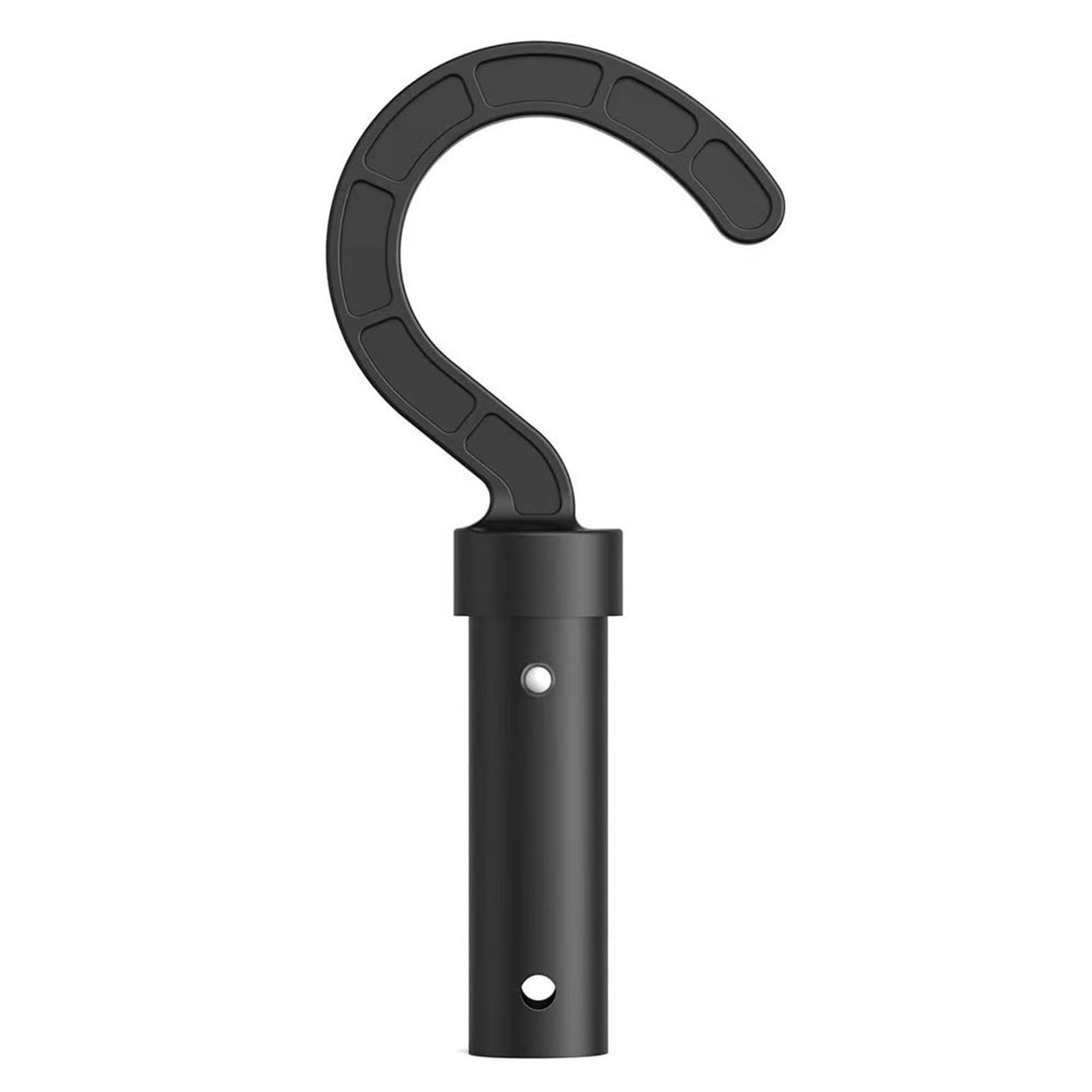 Plastic Hook for All Robotic Pool Cleaner,Customized for Pool Robot,Plastic Pool Hook for Poles - Easy Attach to Telescopic Poles,Pool Accessories for Pool Vacuum Robot,3.7'x8'(Black) Black1 - Image 1