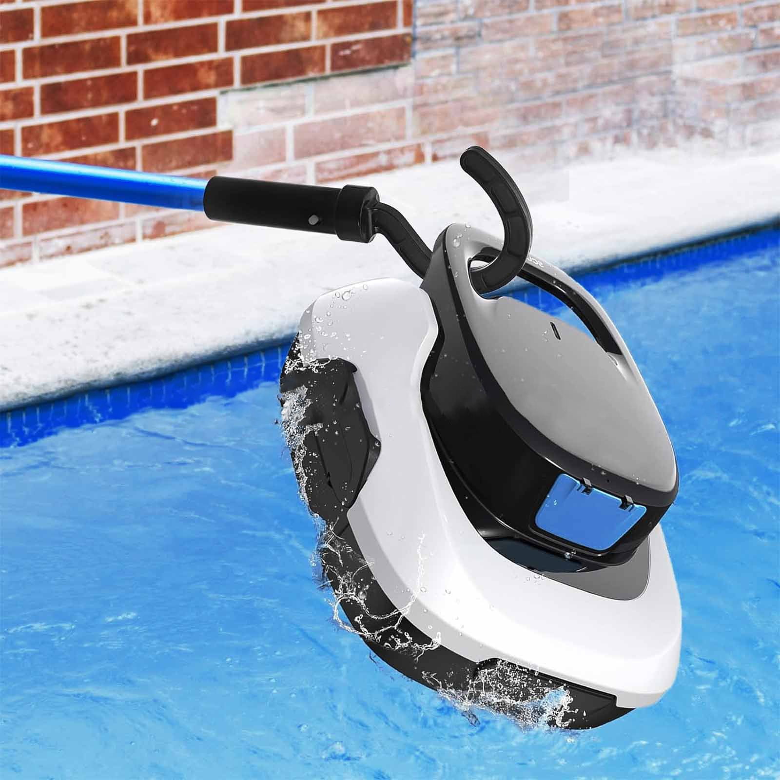 Plastic Hook for All Robotic Pool Cleaner,Customized for Pool Robot,Plastic Pool Hook for Poles - Easy Attach to Telescopic Poles,Pool Accessories for Pool Vacuum Robot,3.7'x8'(Black) Black1 - Image 5