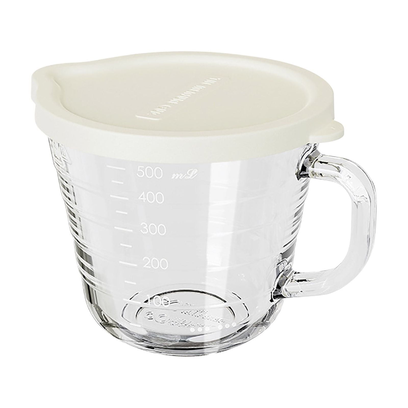 Transparent Glass Measuring Cup for Baking,Microwave-Safe with Handle and Graduated Marks,High Borosilicate Material and Heat-Resistant,Ideal for Kitchen,Mixing,or Cooking. - Image 1