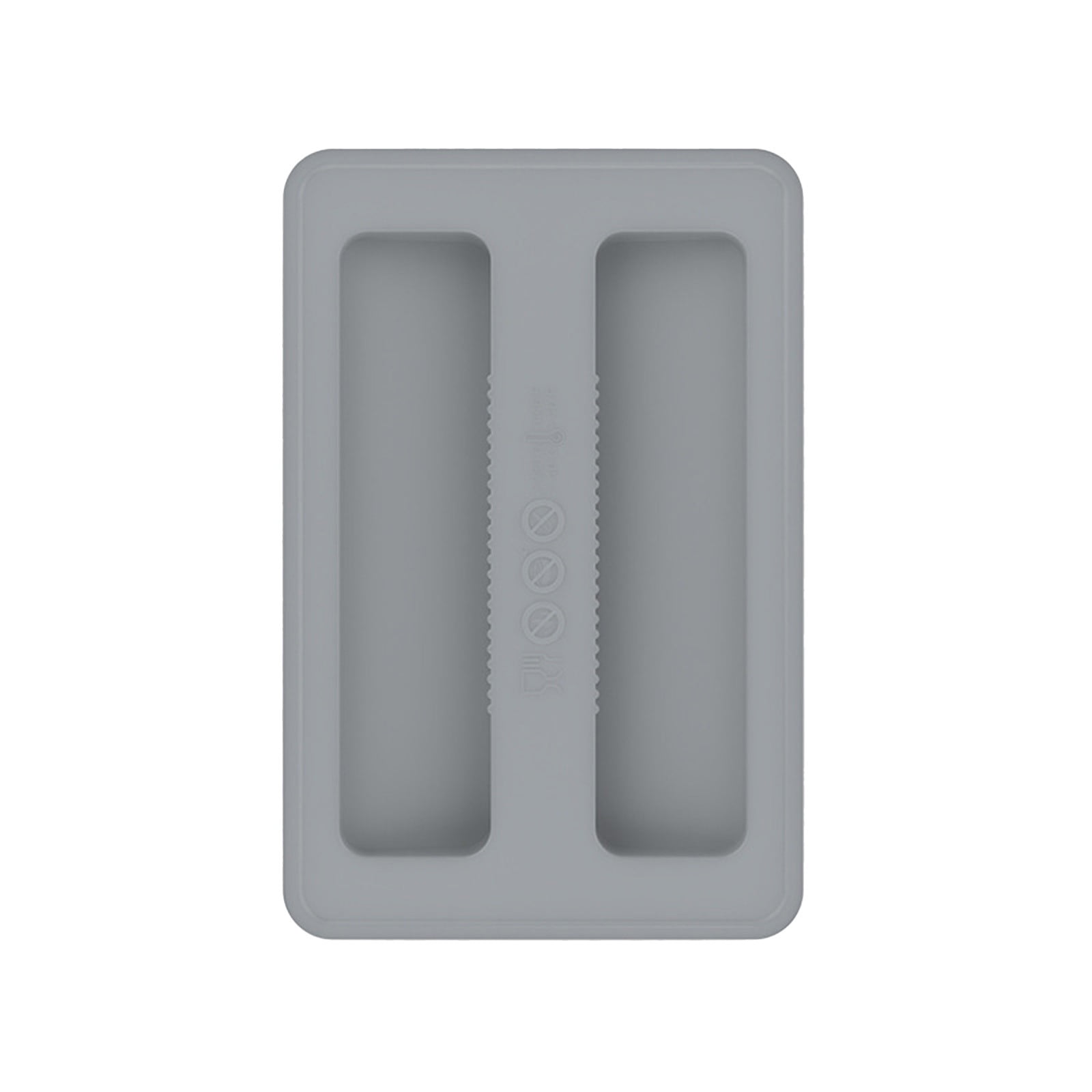 CCMAOLU Silicone Toaster Cover 2 Slice Wide Slot,Reusable Heat Resistance Bread Machine Topper Cover,Dirt Proof Sandwich Accessories That Fit Most Toasters,Simple Design Easy to Clean & Wipe Gray - Image 1