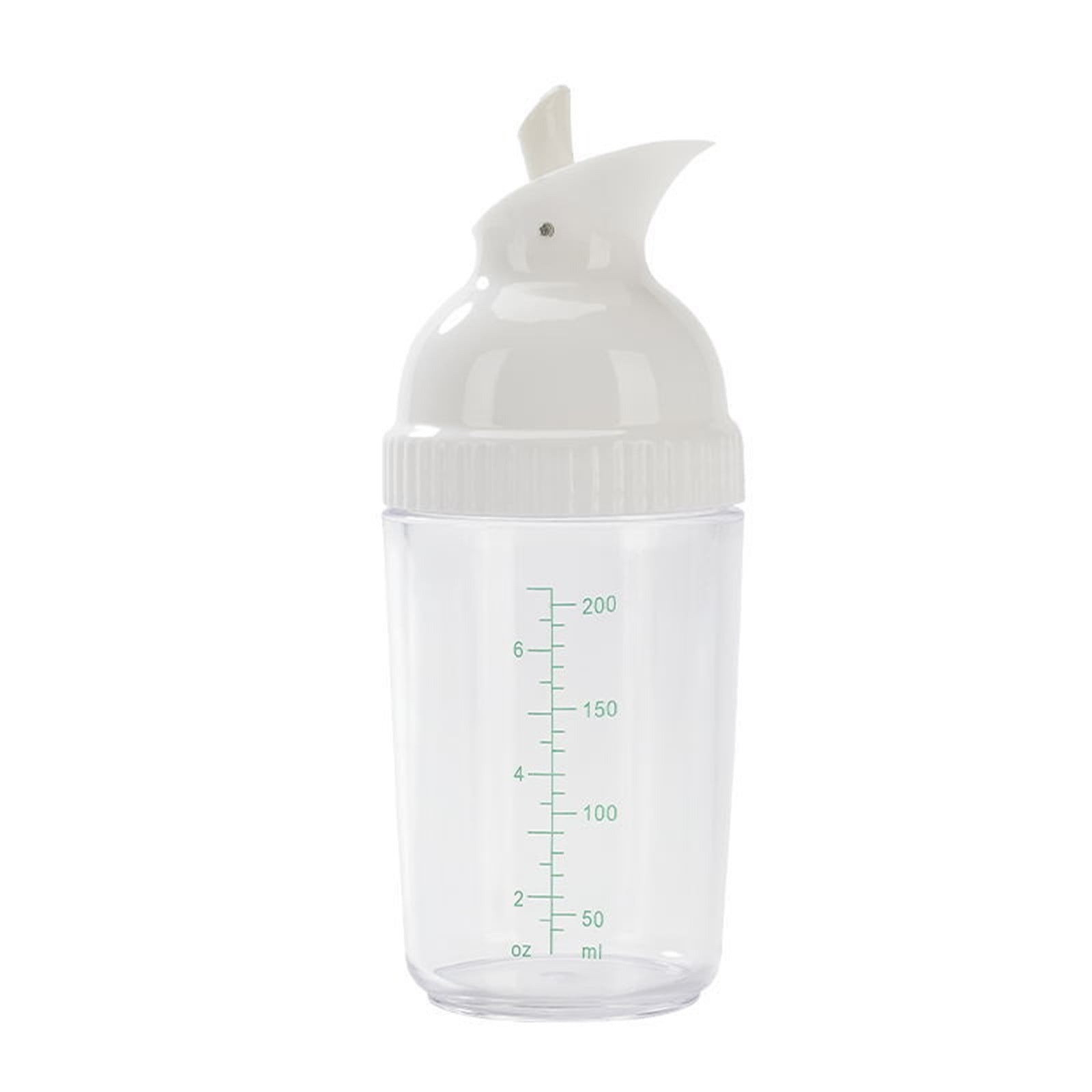 CCMAOLU Salad Dressing Shaker Container,Leak Proof Kitchen Bottle with Dripless Pour & Soft Grip,BPA Free Plastic Design for Sauces,Oil & Homemade Dressings,Easy Cleaning & Operation white - Image 1