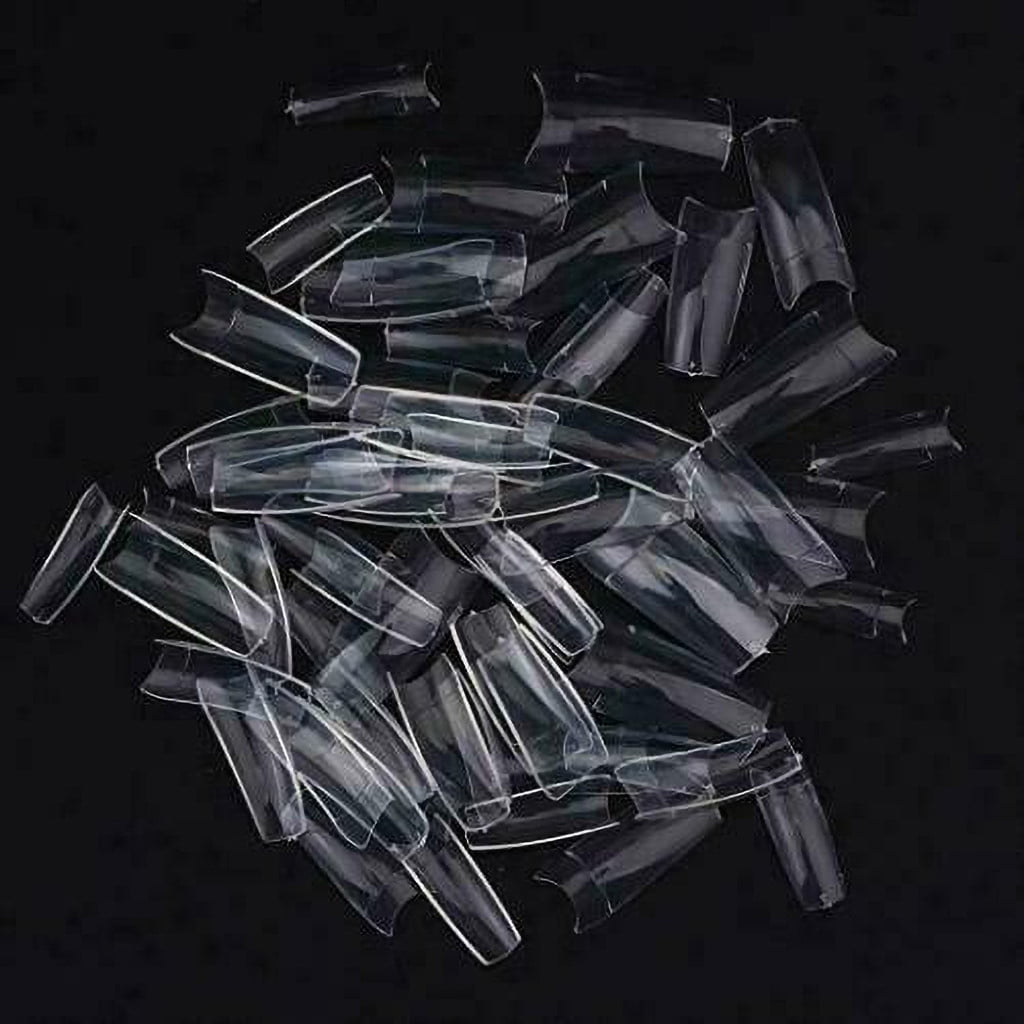 CCMAOLU 500PCS Acrylic Nail Tips,French Style Artificial False Nails for Manicure,DIY Nail Art with Storage Box,10 Sizes,Natural & Clear,Perfect Gift for Nail & Home Use White - Image 6
