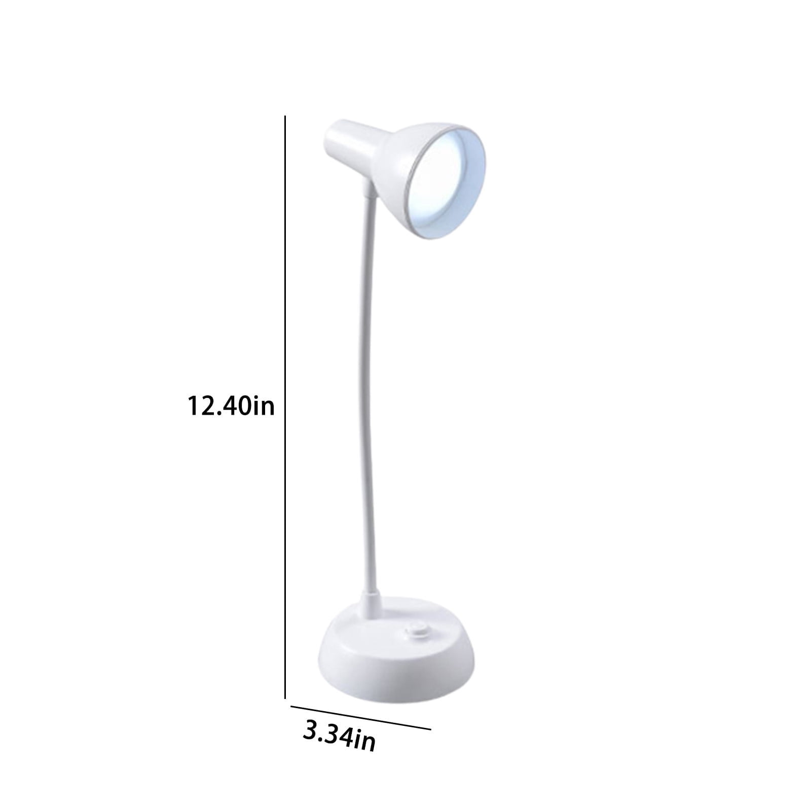 CCMAOLU Cute Pink Desk Lamp with USB Charging Port,Dimmable LED Table Lamp for Home Office,Flexible Neck Reading Light with Auto Dimming,Power Adapter Included,LED Eye Protection Table Lamp White - Image 3