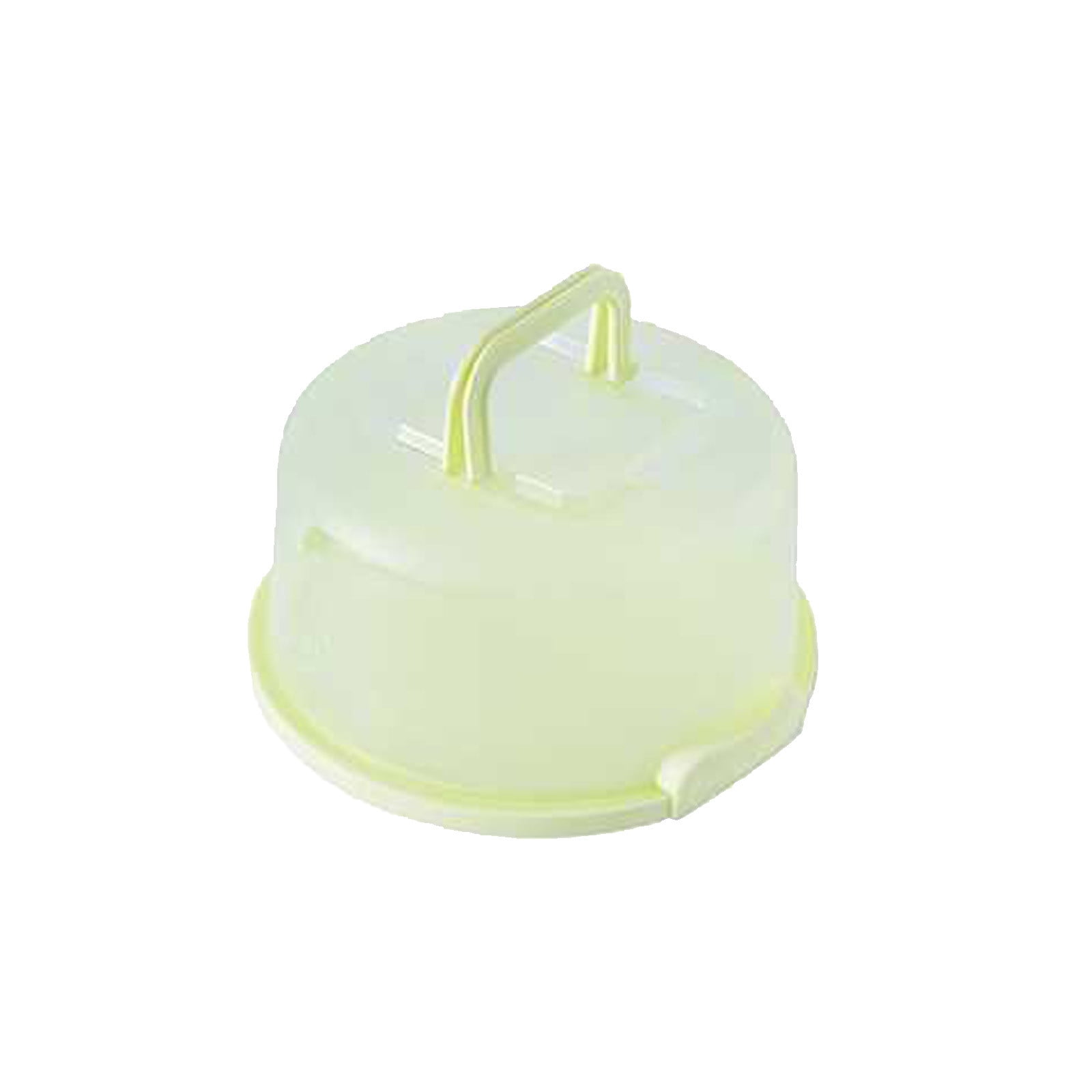 Portable Cake Storage Box, Transparent Plastic Cover with Snap Locks for Freshness, 26x22.5x13.5cm Airtight Container for Cupcakes or Snacks, Refrigerator-Safe and Odor-Proof Design Green - Image 5
