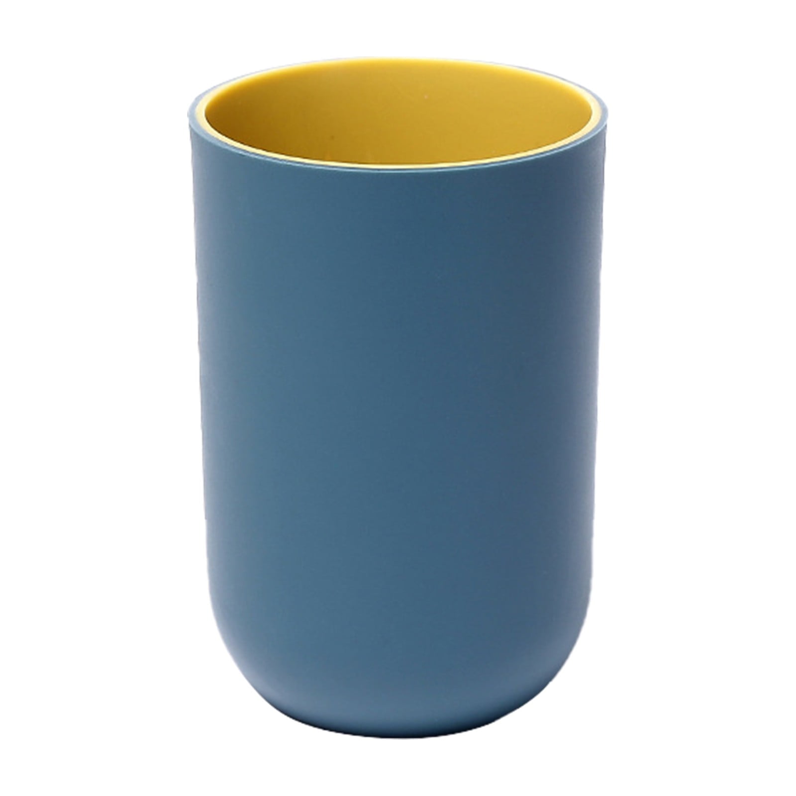 1Pack Bathroom Toothbrush Cup,ReusableToothbrush Holders,Multi-purpose Drinking Cups,Plastic Mouthwash Cup, Stackable Plastic Cup for Kitchen, Bathroom Travel, 350ml(Blue2) Blue1 - Image 1