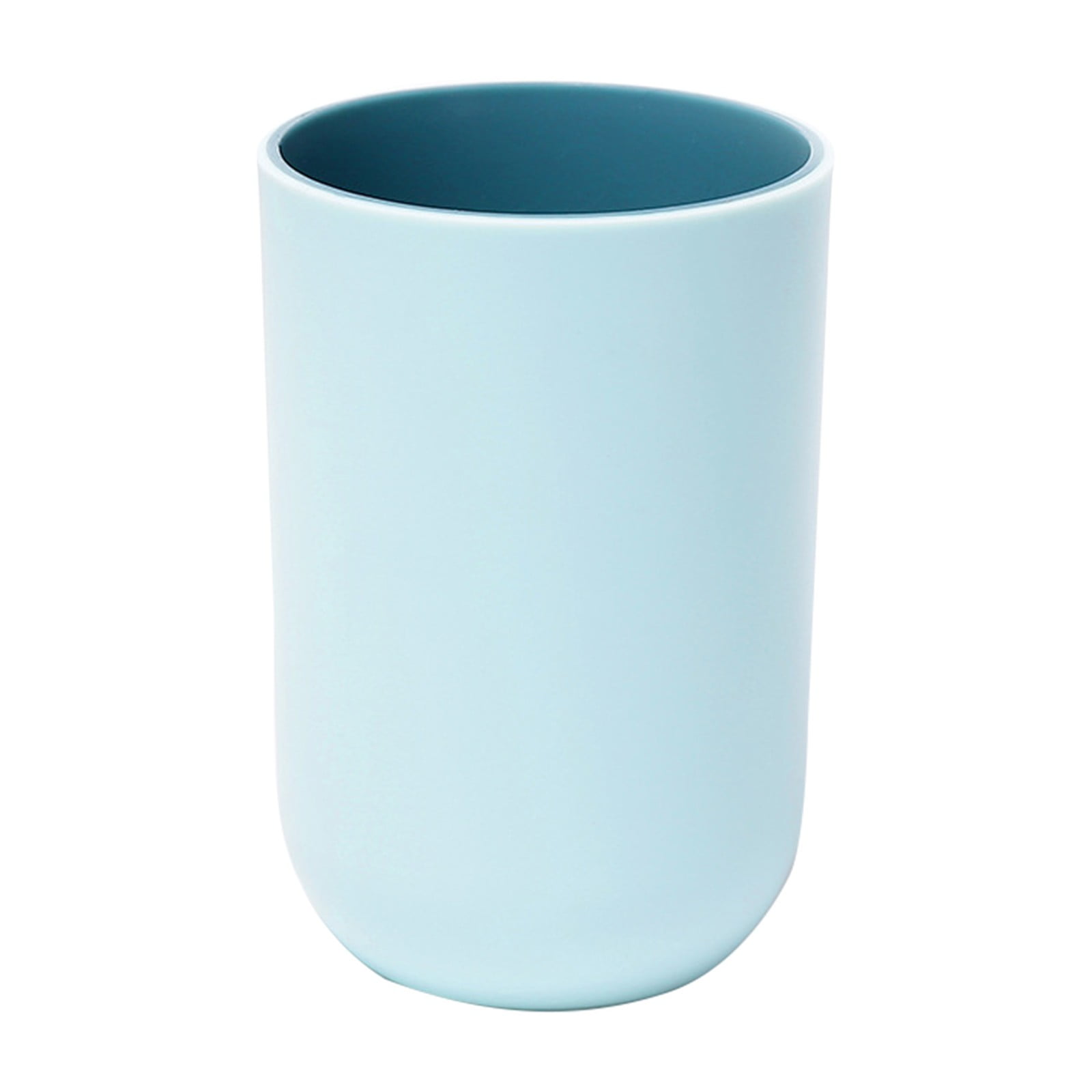 1Pack Bathroom Toothbrush Cup,ReusableToothbrush Holders,Multi-purpose Drinking Cups,Plastic Mouthwash Cup, Stackable Plastic Cup for Kitchen, Bathroom Travel, 350ml(Blue2) Blue2 - Image 1