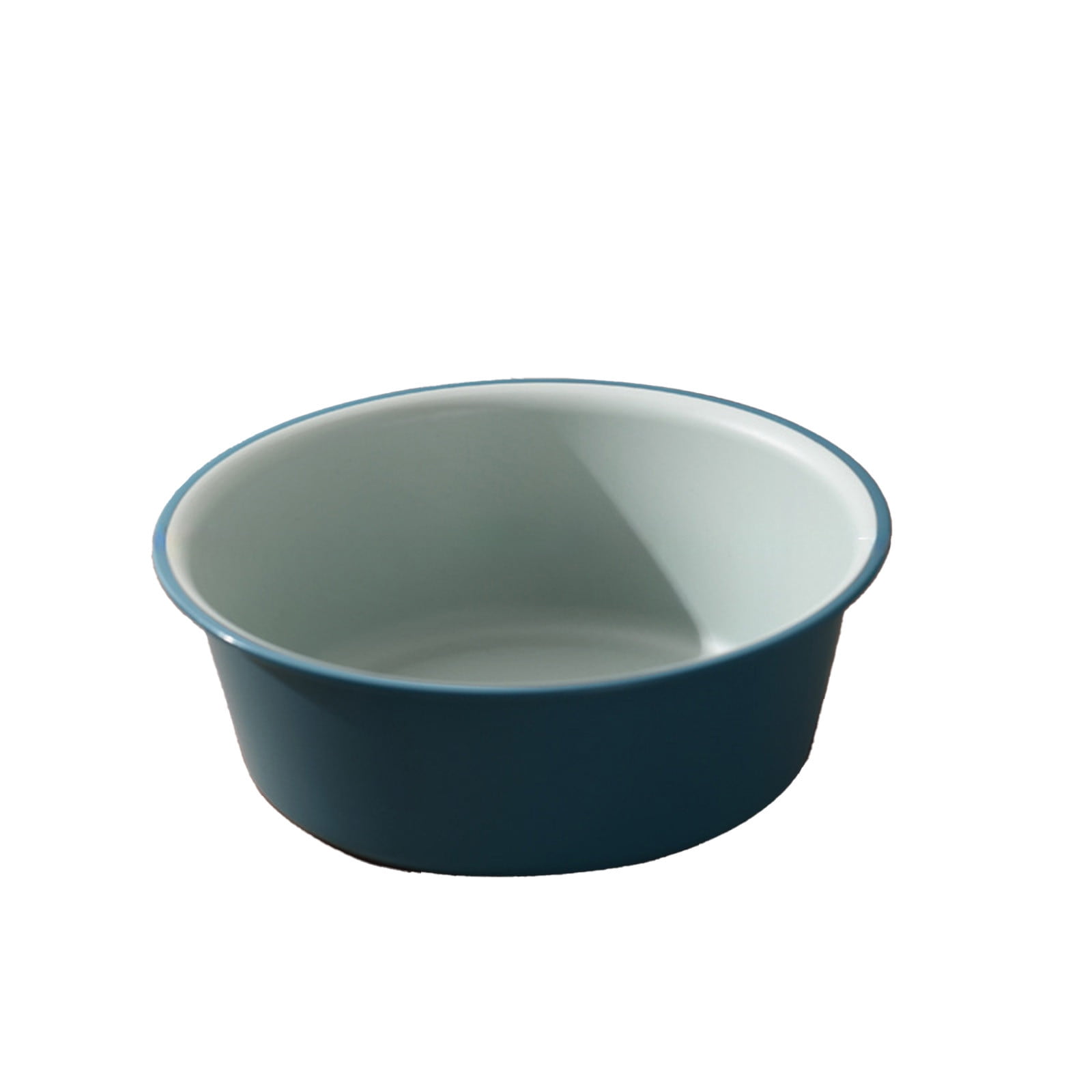 Wide Foot Wash Basin with Two-Color Design, Durable High-Temperature Plastic Washbasin for Laundry and Bathing, 13-Inch Round Shape with Large Capacity, Stable Flat Bottom for Home and Hotel Use C - Image 1
