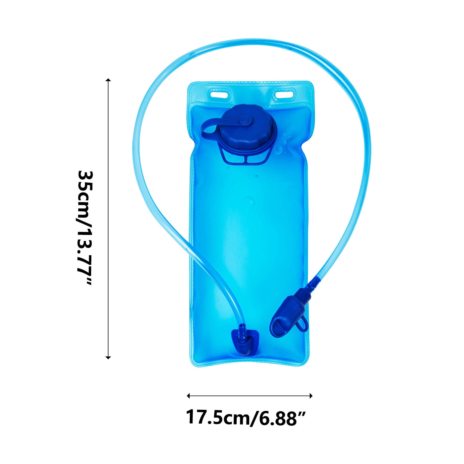 2-Liter Leak-Proof Hydration Bladder for Hiking, Camping, Biking, BPA-Free TPU Water Reservoir with Insulating Sleeve, Large Opening Easy Fill, Clean, Includes Drinking Tube, 35x17.5cm - Image 3