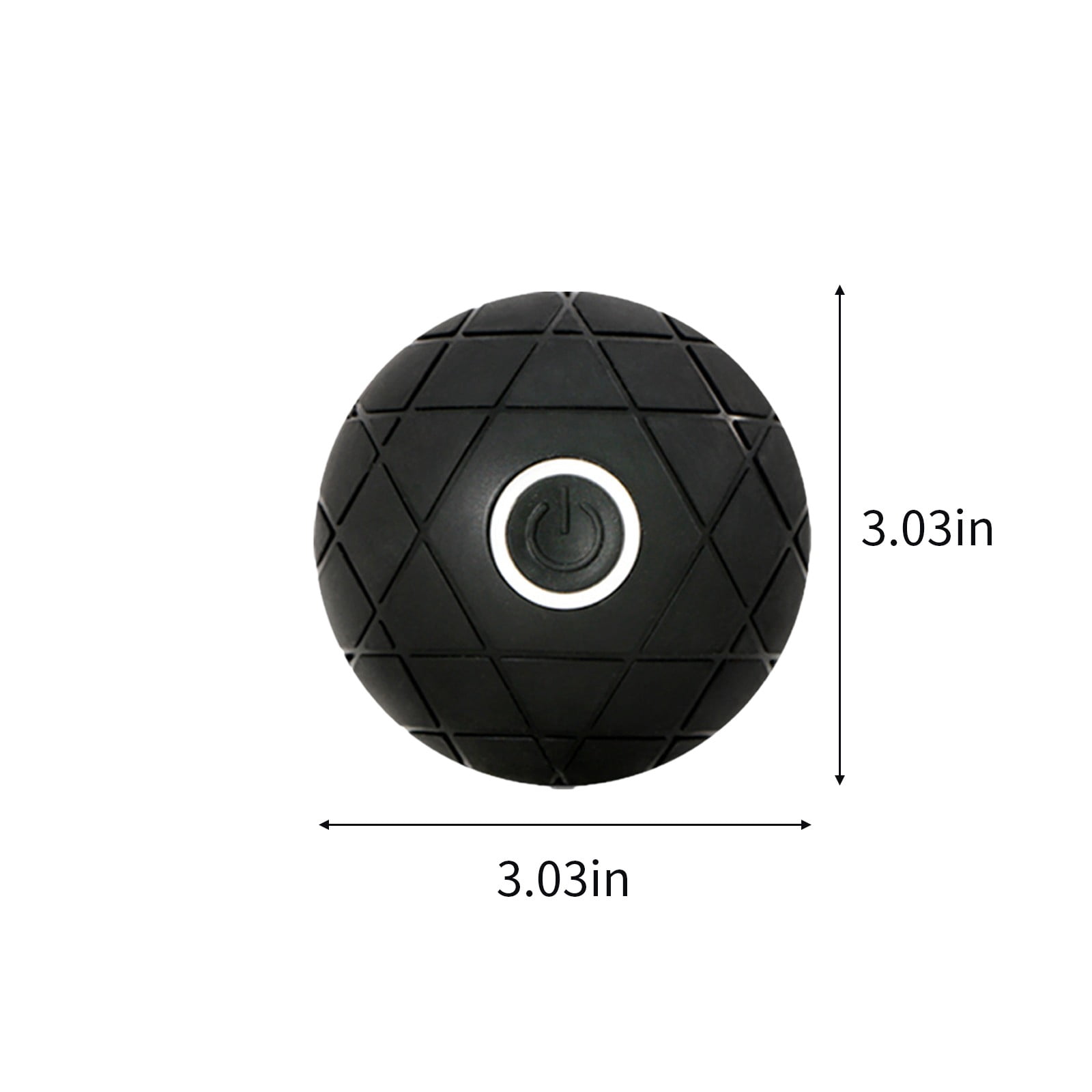USB Rechargeable Vibration Massage Ball, Portable Fascia Ball with 3 Speed Modes for Muscle Relaxation, Ergonomic Design for Fitness and Yoga Recovery, Compact and Easy to Carry - Image 3