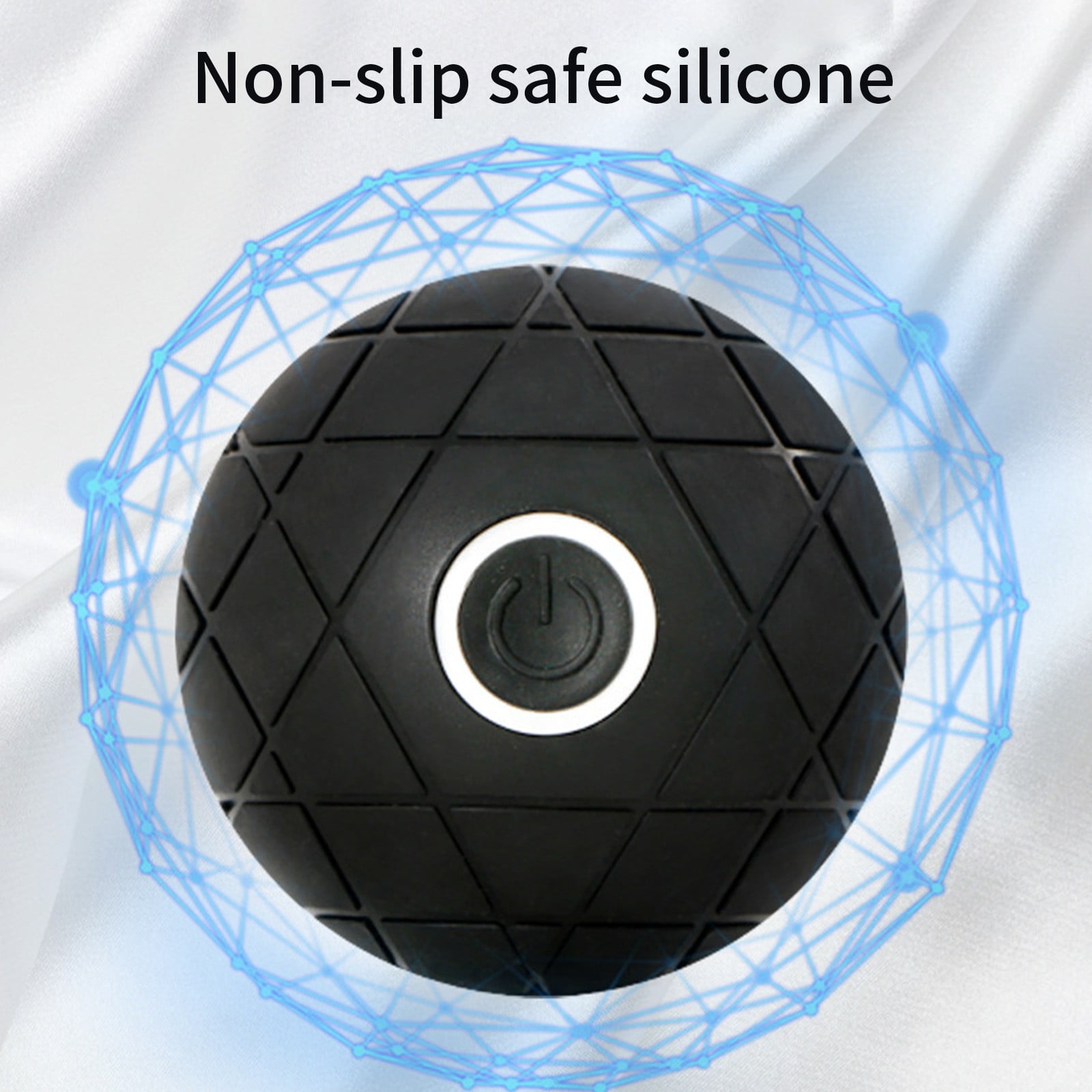 USB Rechargeable Vibration Massage Ball, Portable Fascia Ball with 3 Speed Modes for Muscle Relaxation, Ergonomic Design for Fitness and Yoga Recovery, Compact and Easy to Carry - Image 4