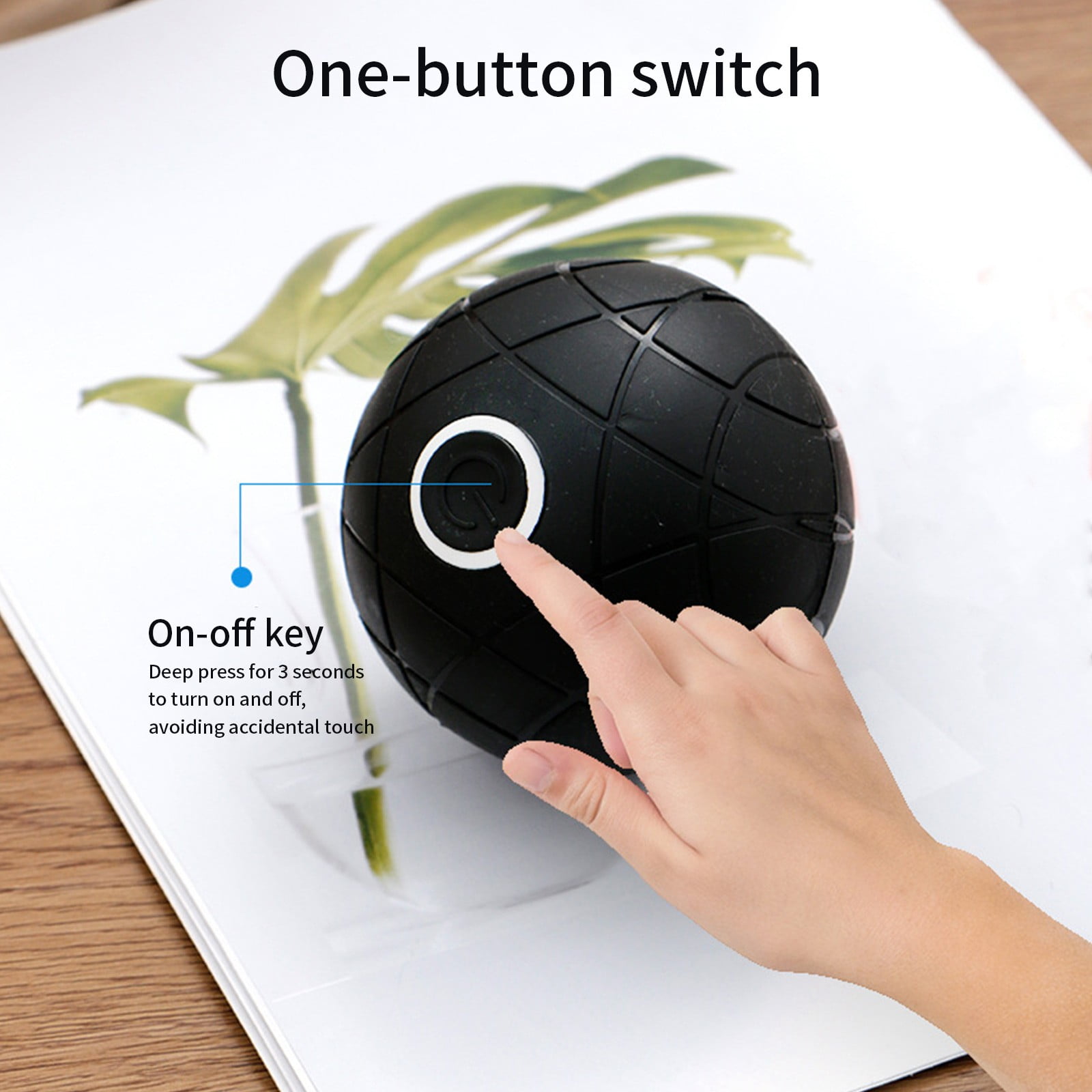 USB Rechargeable Vibration Massage Ball, Portable Fascia Ball with 3 Speed Modes for Muscle Relaxation, Ergonomic Design for Fitness and Yoga Recovery, Compact and Easy to Carry - Image 5