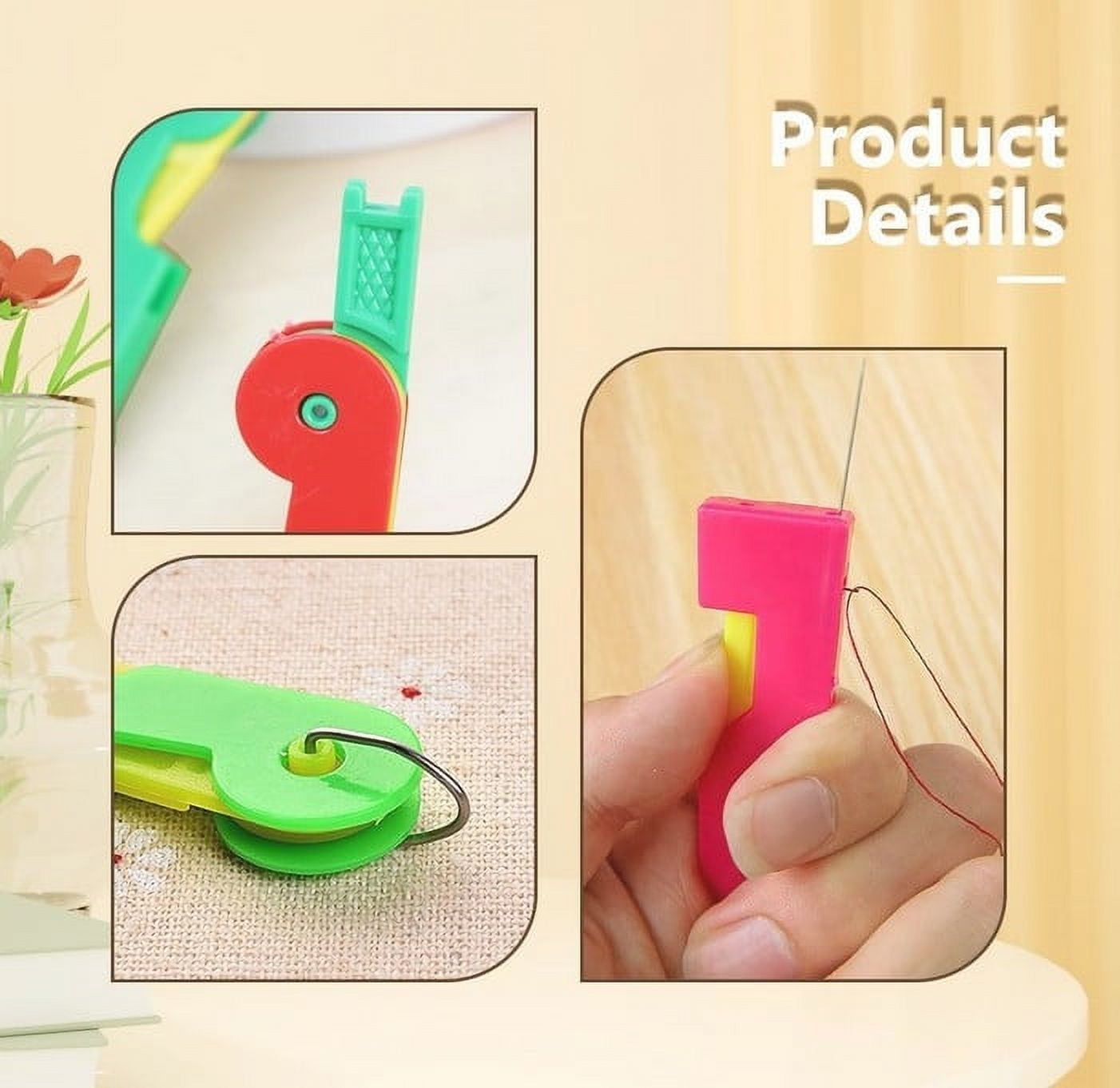 Automatic Needle Threader,2024 New Sewing Needle Threaders Automatic Needle Threading Device for Sewing Embroidery Cross Stitch Craft Stitching Knitting Quilting Green - Image 6