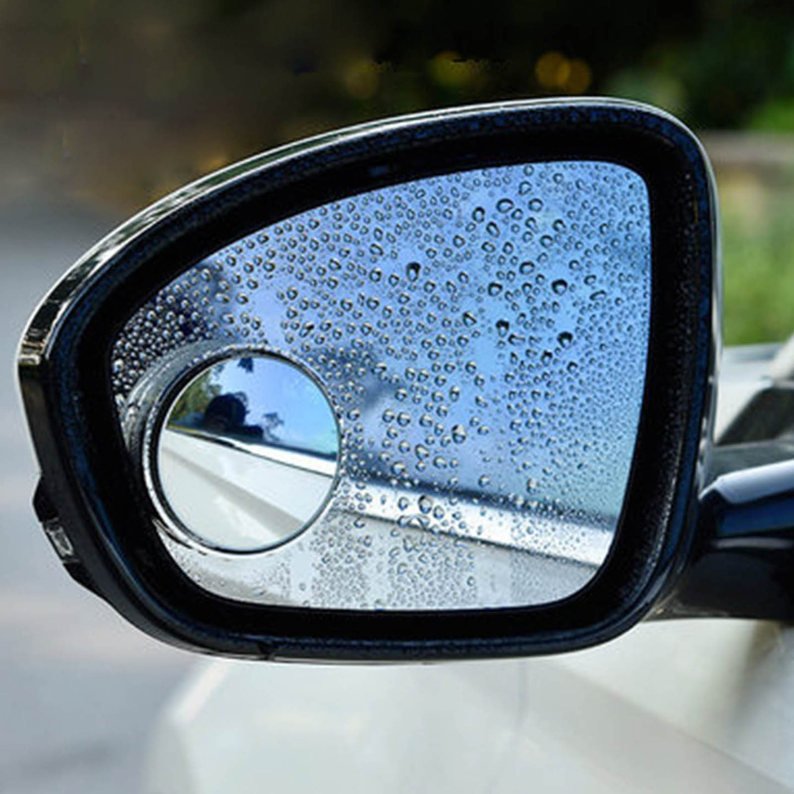 Suction Cup Car Convex Blind Spot Mirror, 2024 New Upgrade Blind Spot Mirror, 360° Wide Angle Side Rear View Mirror, Reversing Auxiliary Blind Spot Mirrors for Cars SUV and Trucks 2PCS Black - Image 3
