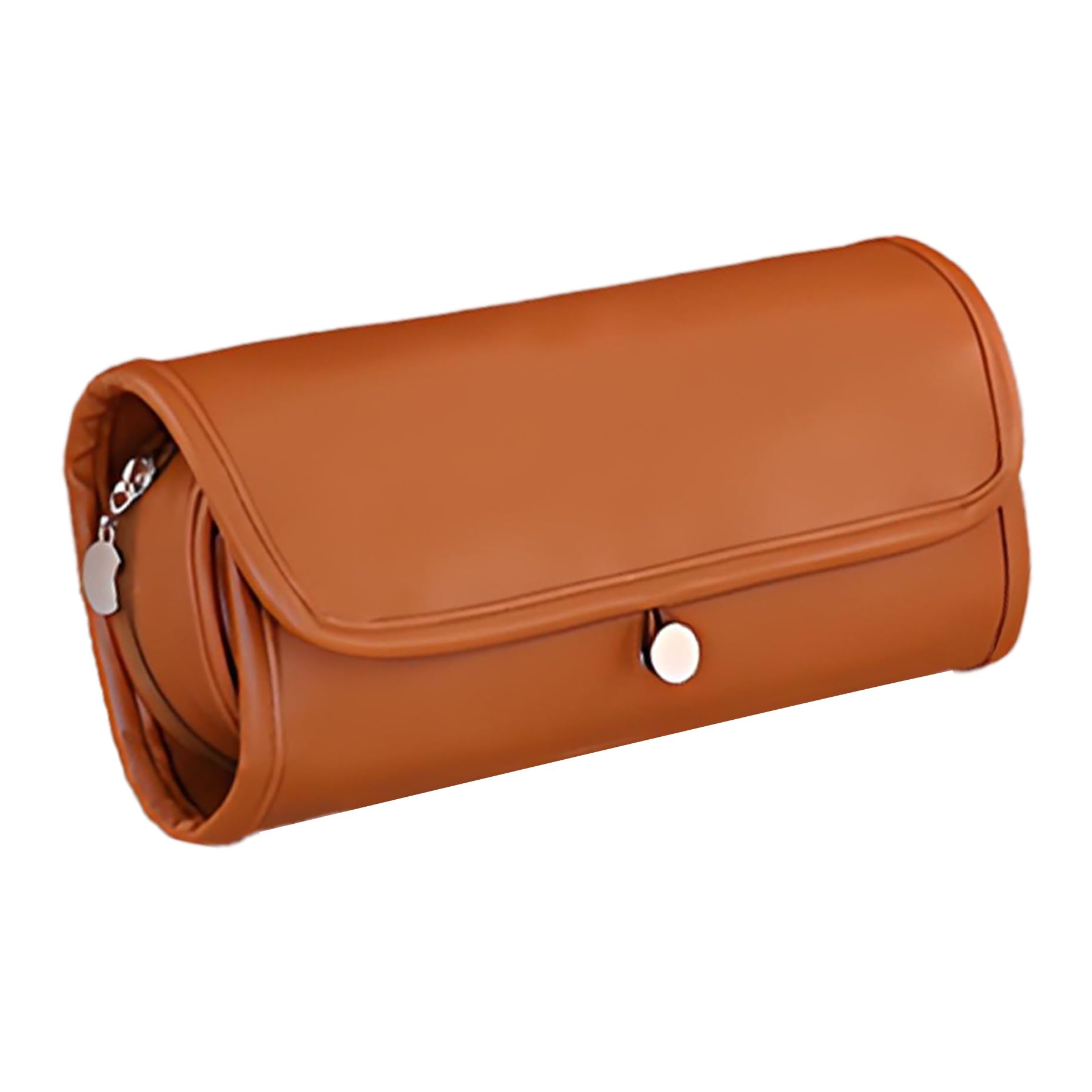 1pcs Toiletry Bag - Makeup Bag - Portable Foldable Makeup Bag, Multi-Compartment Cosmetic Box, Waterproof Travel & Daily Storage Bag Made of PU Leather - Image 1