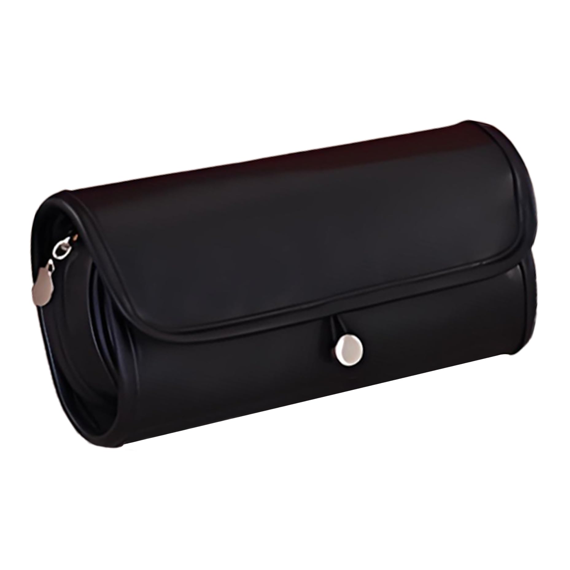 1pcs Toiletry Bag - Makeup Bag - Portable Foldable Makeup Bag, Multi-Compartment Cosmetic Box, Waterproof Travel & Daily Storage Bag Made of PU Leather - Image 1