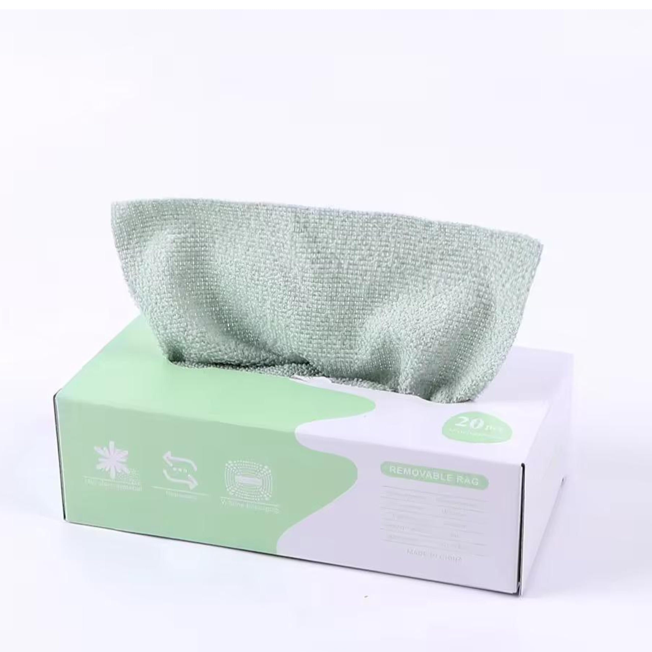 5 PCS Kitchen paper towel/dishcloth/microfiber cleaning cloths | Lint-free | Reusable for home, kitchen, car | Strong water absorption, washable | No streaks, ideal for dishes, glasses, and countertops - Image 1