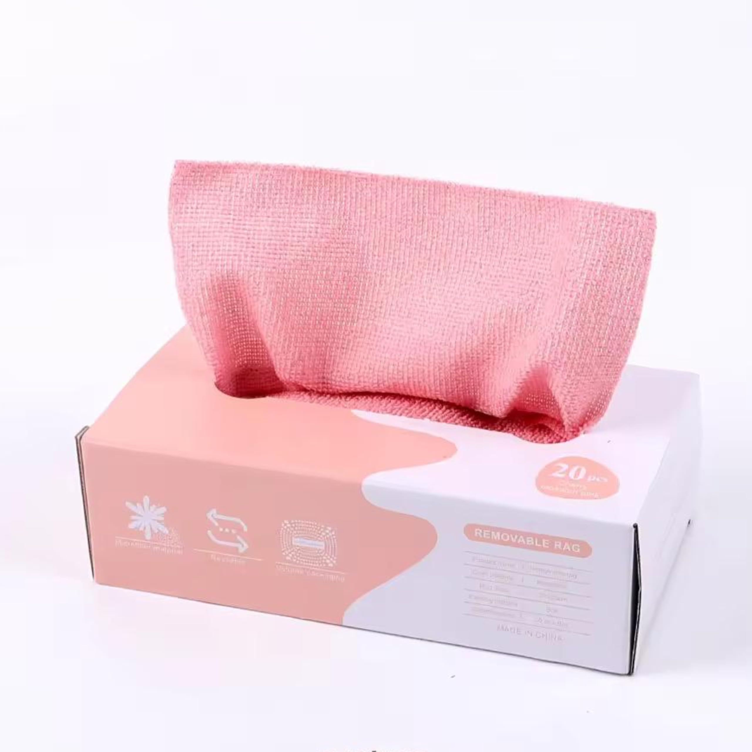 5 PCS Kitchen paper towel/dishcloth/microfiber cleaning cloths | Lint-free | Reusable for home, kitchen, car | Strong water absorption, washable | No streaks, ideal for dishes, glasses, and countertops - Image 1
