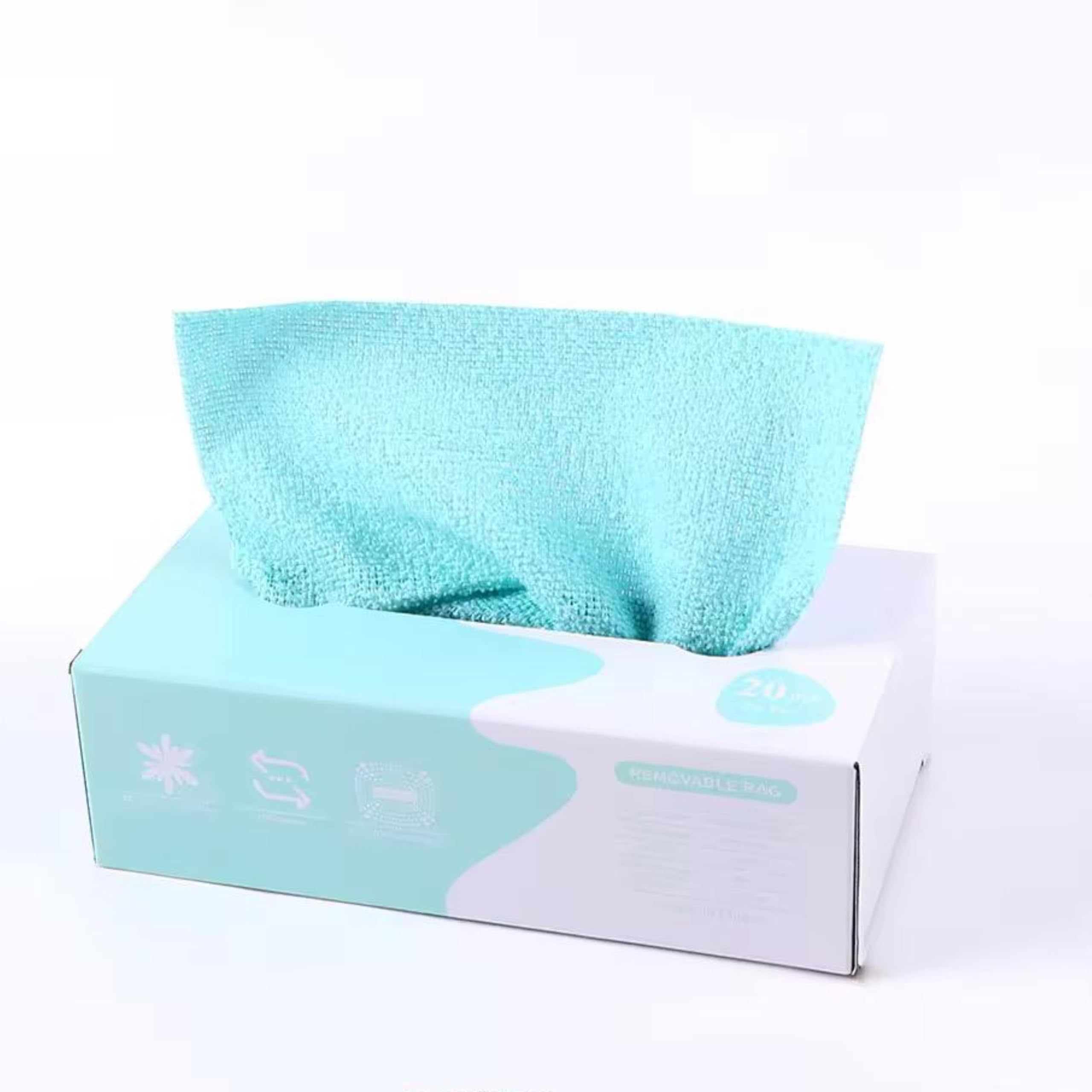 5 PCS Kitchen paper towel/dishcloth/microfiber cleaning cloths | Lint-free | Reusable for home, kitchen, car | Strong water absorption, washable | No streaks, ideal for dishes, glasses, and countertops - Image 1