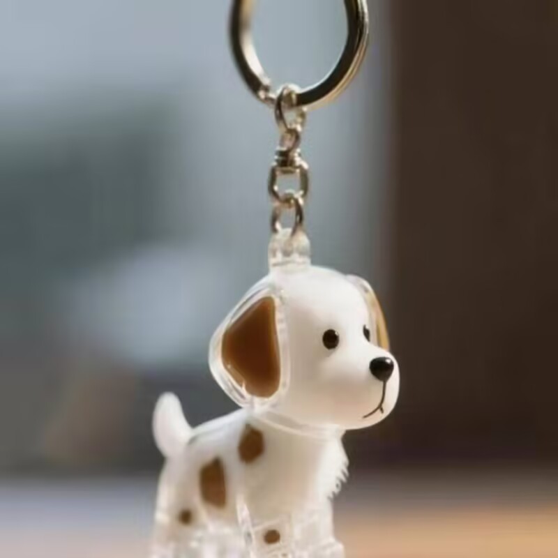 Keychain - Pet Hair - Storage Box - Pendants - Capsule Toy - Dog Hair Capsule - Memorial Pendant - Bag Keychain - Pendants - Memory Capsule Pendant - Cat Hair Collection - DIY - 1 Piece - Image 1