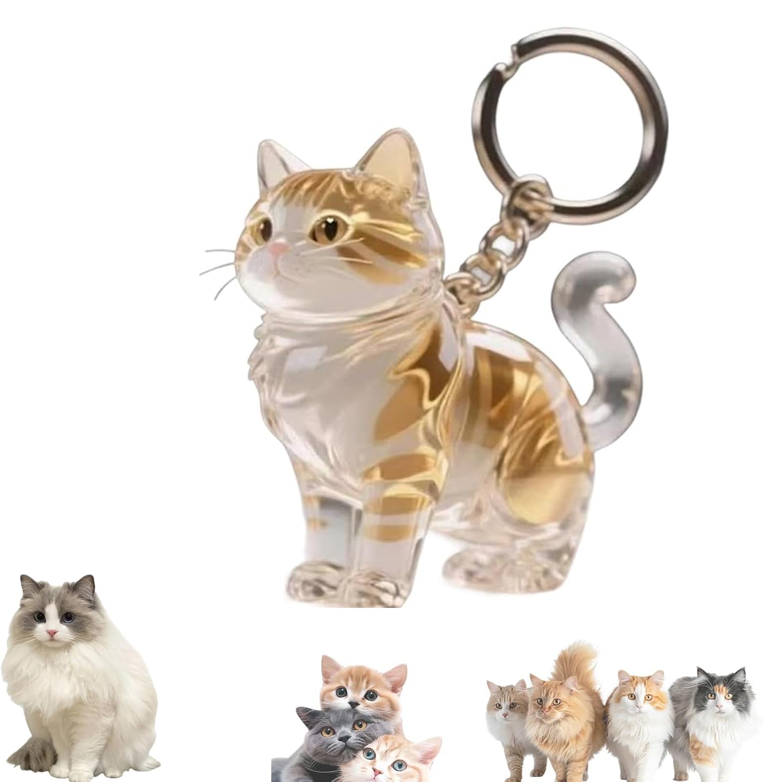 Keychain - Pet Hair - Storage Box - Pendants - Capsule Toy - Dog Hair Capsule - Memorial Pendant - Bag Keychain - Pendants - Memory Capsule Pendant - Cat Hair Collection - DIY - 1 Piece - Image 1
