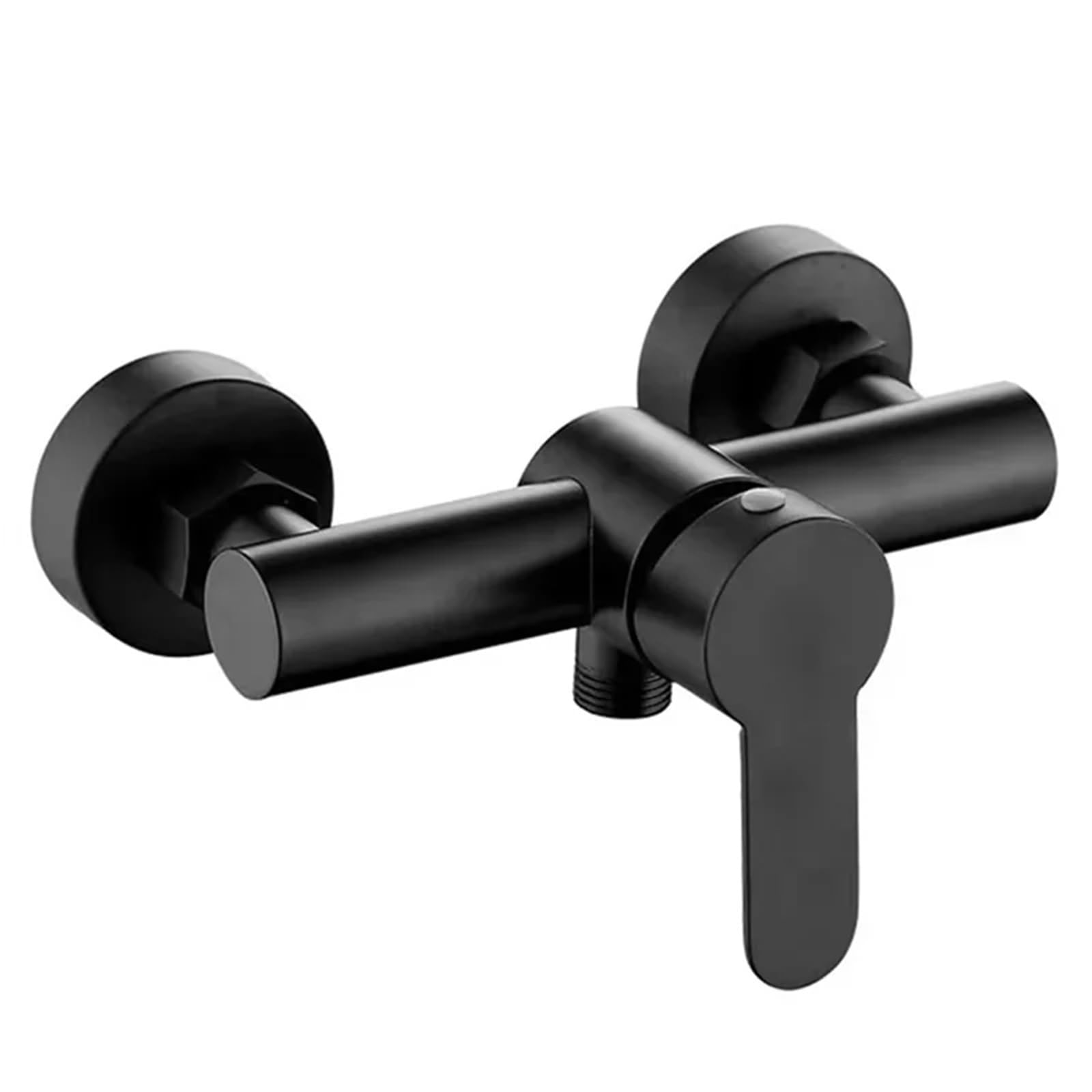 Shower tap - Shower mixer - Matte black - Bathroom tap - Surface-mounted - Single lever mixer - Shower tap - Sanitary - Bathroom accessories - Shower mixer - Modern design - Black - 1 piece - Image 1