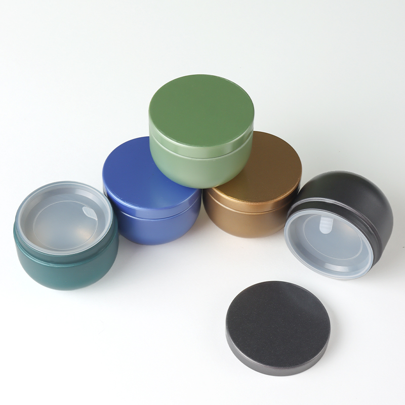 Tea Box - Portable Mini Tea Caddy, Large Tea Storage Container, Small Round Tin Coffee Caddy - Image 7